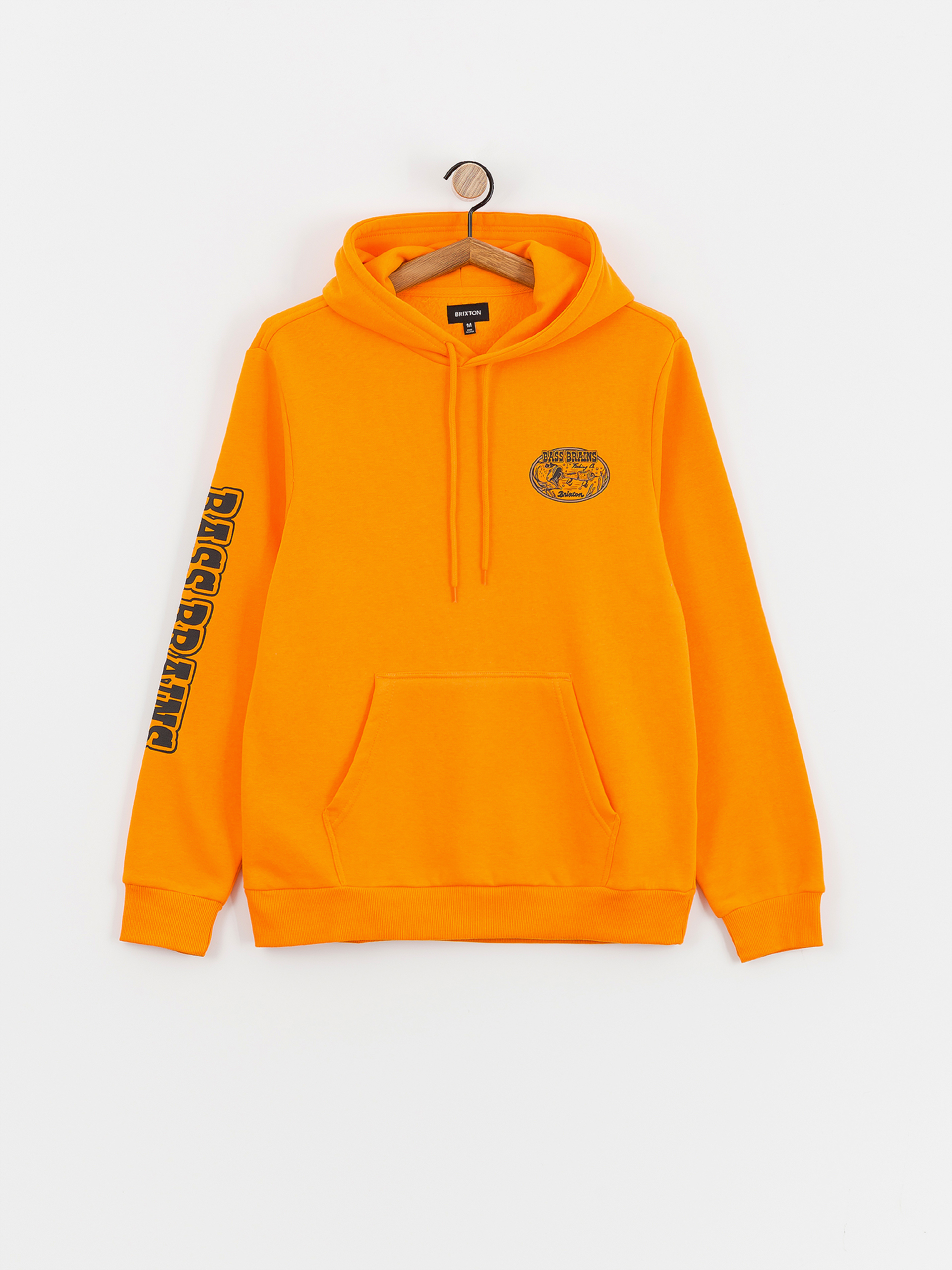 Bluza z kapturem Brixton Bass Brains Swim HD (orange)