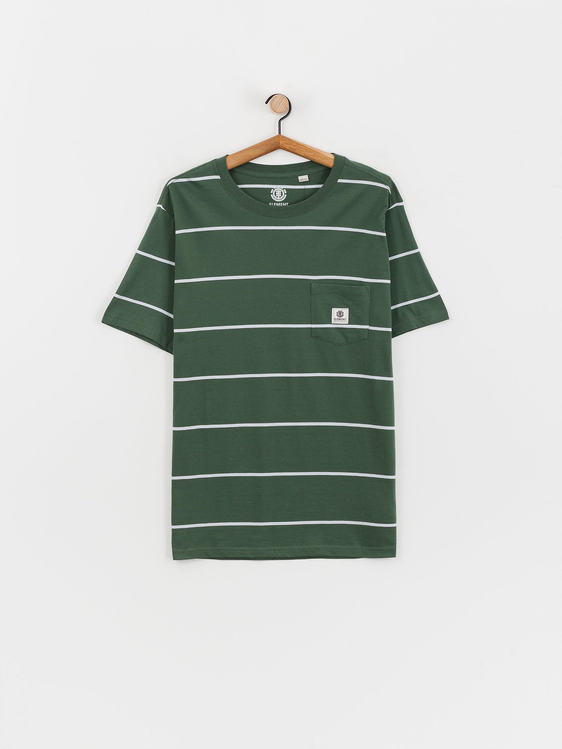 T-shirt Element Basic Pocket Label (garden topiary stripes)