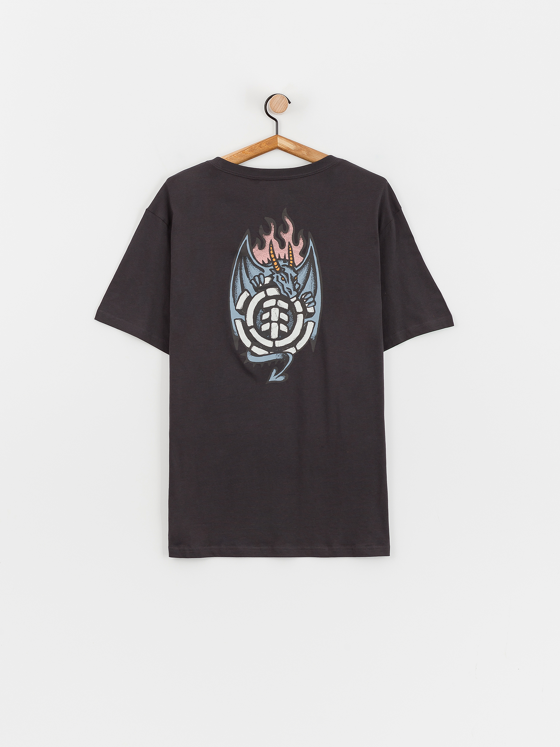T-shirt Element Dragon (off black)