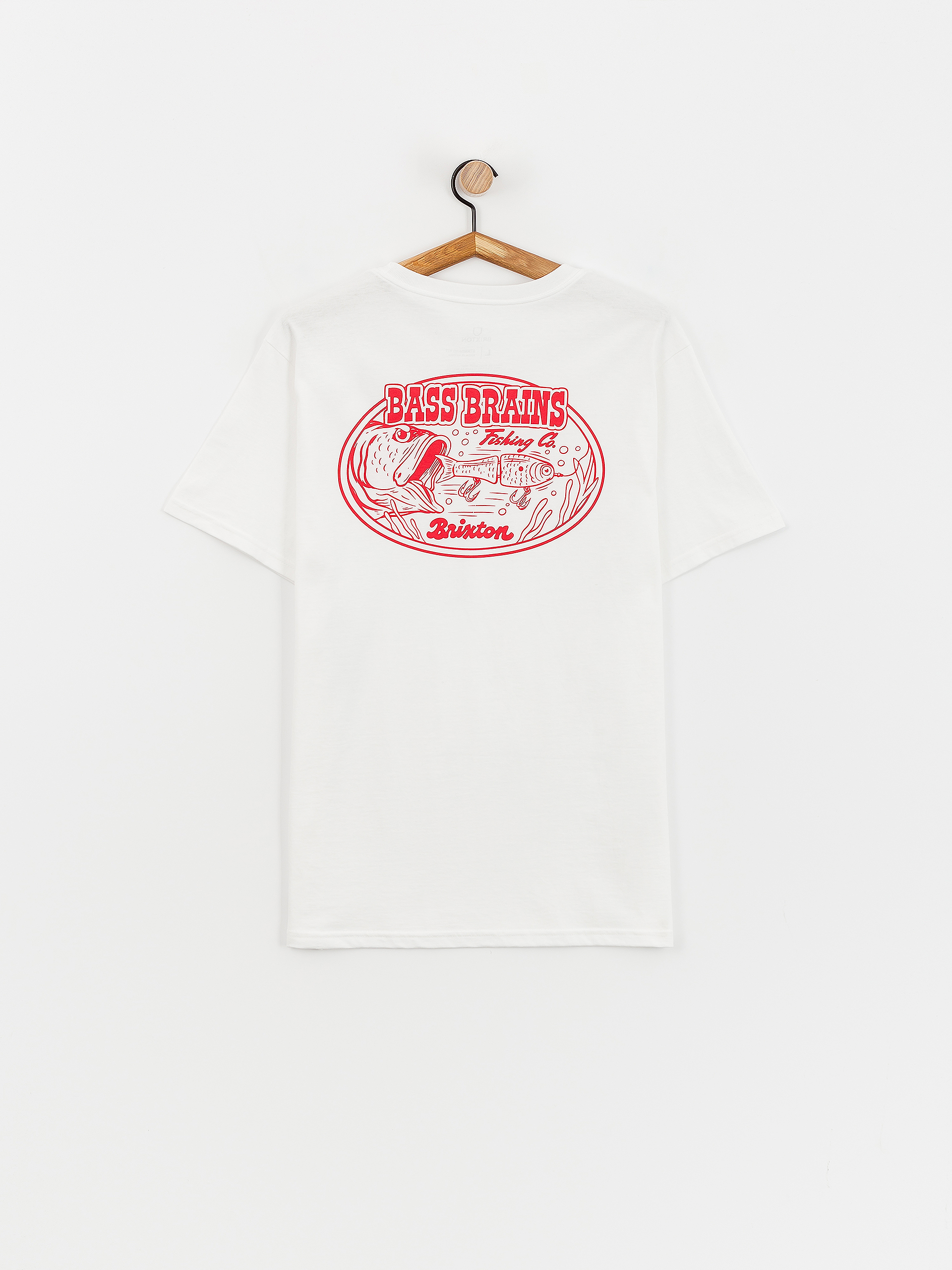 T-shirt Brixton Bass Brains Swim Stt (white)