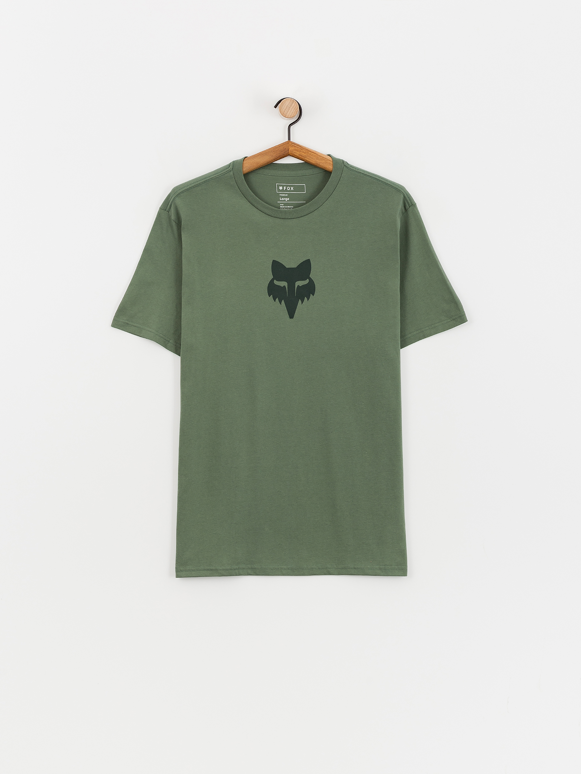 T-shirt Fox Fox Head Prem (hunter green)
