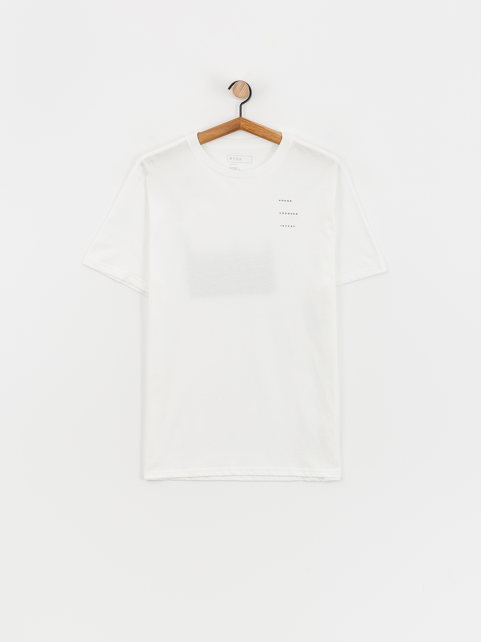 T-shirt Fox Sipping Prem (white)