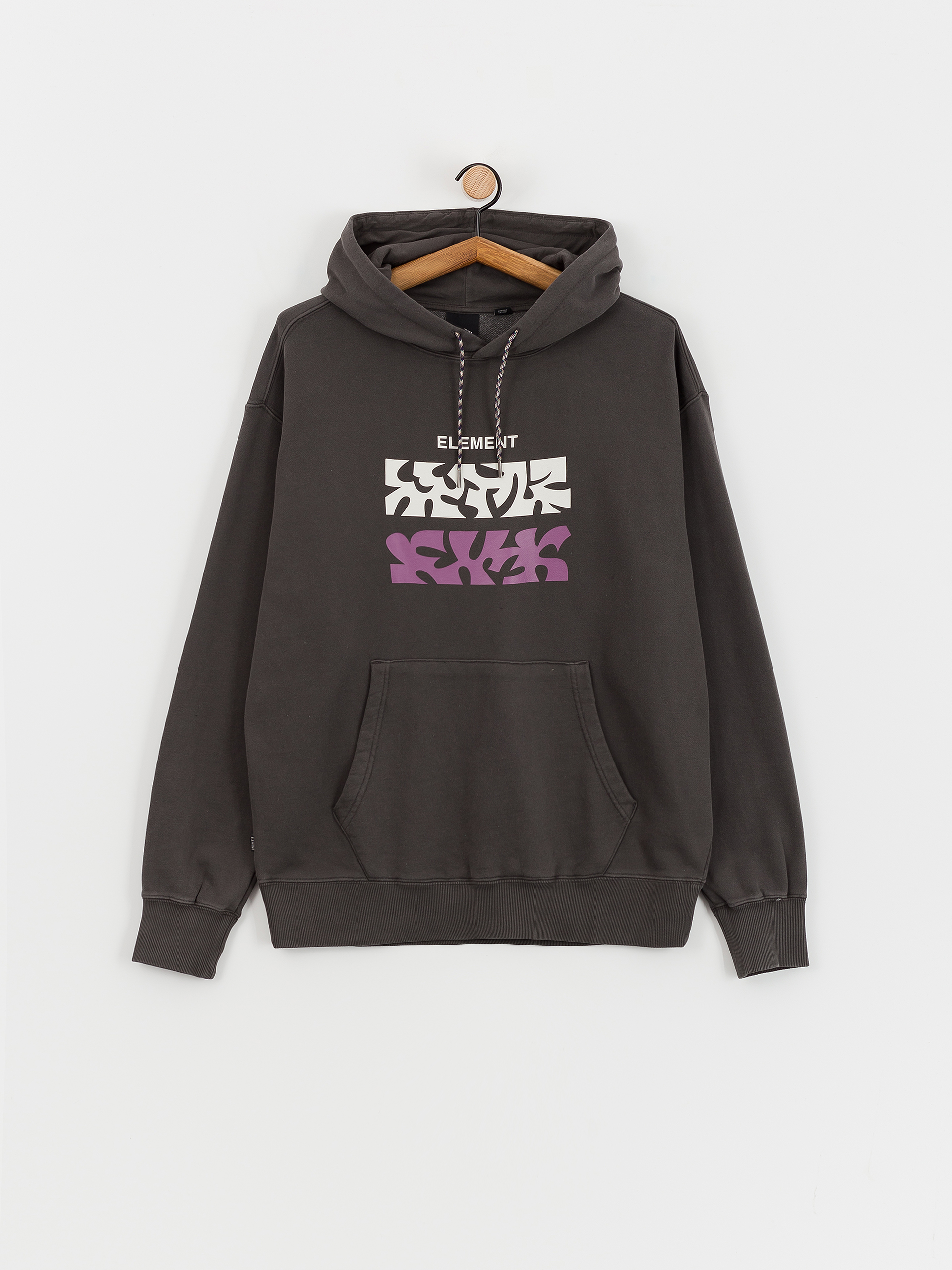 Bluza z kapturem Element Texture HD (off black)