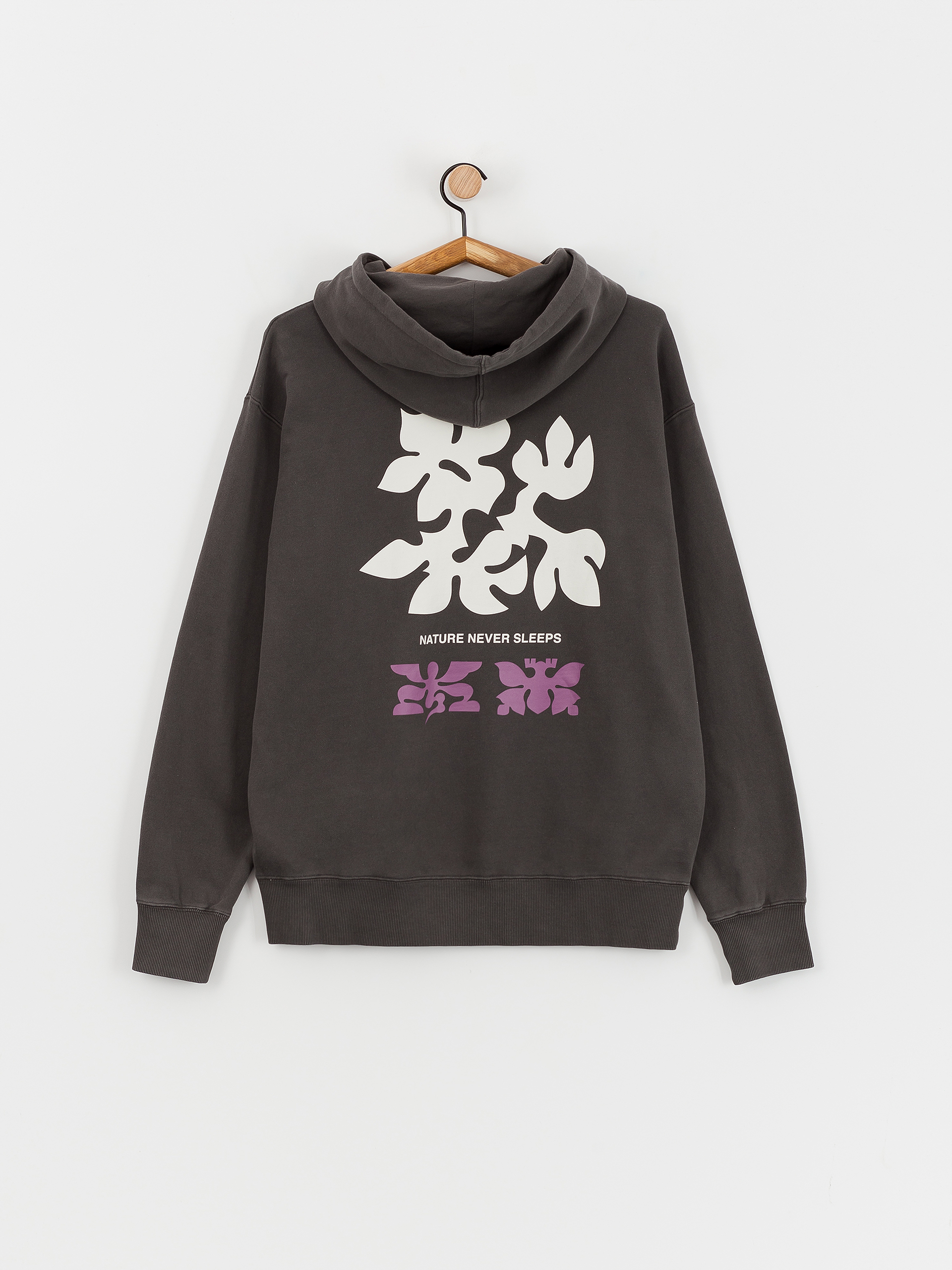 Bluza z kapturem Element Texture HD (off black)