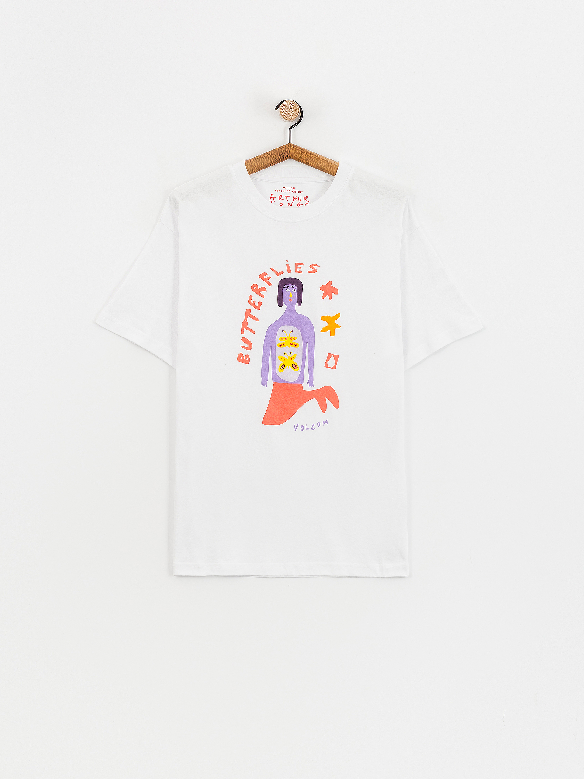 T-shirt Volcom Fa Arthur Longo 2 Lse (white)