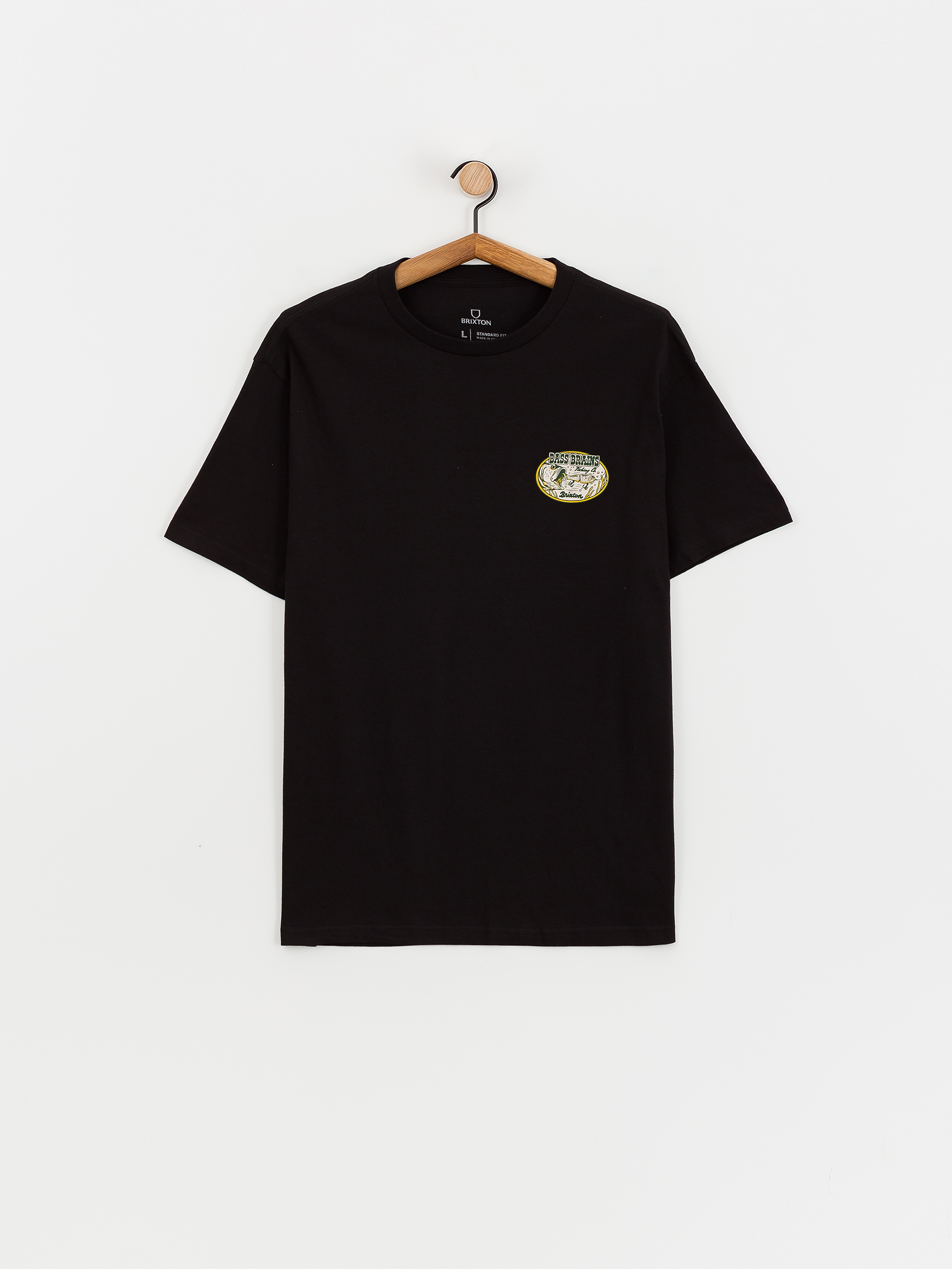 T-shirt Brixton Bass Brains Swim Stt - czarny (black)