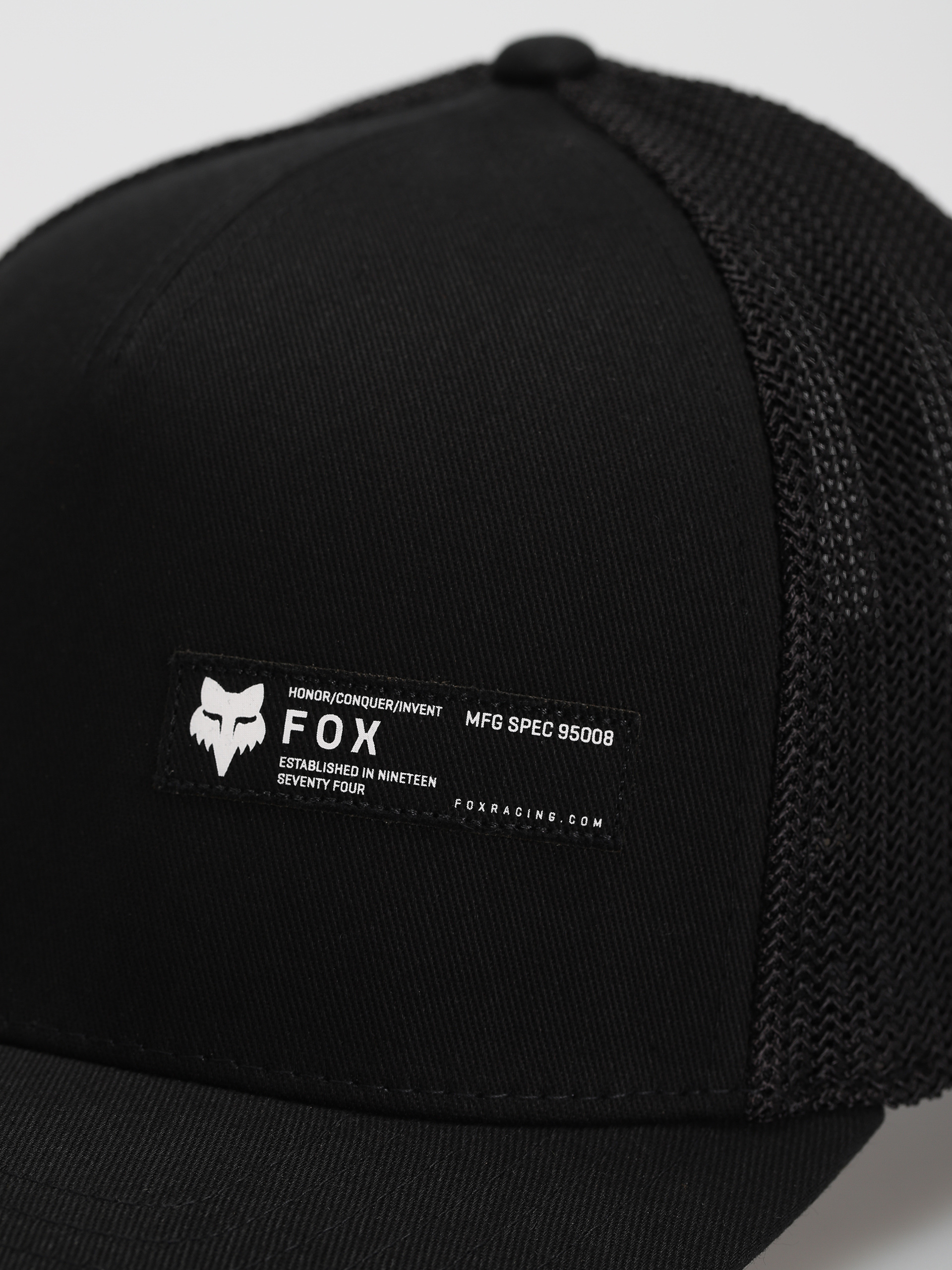 Czapka z daszkiem Fox Barge Flexfit (black)