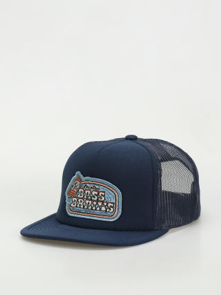 Czapka z daszkiem Brixton Bass Brains Boat Hp Trucker Ha (washed navy)