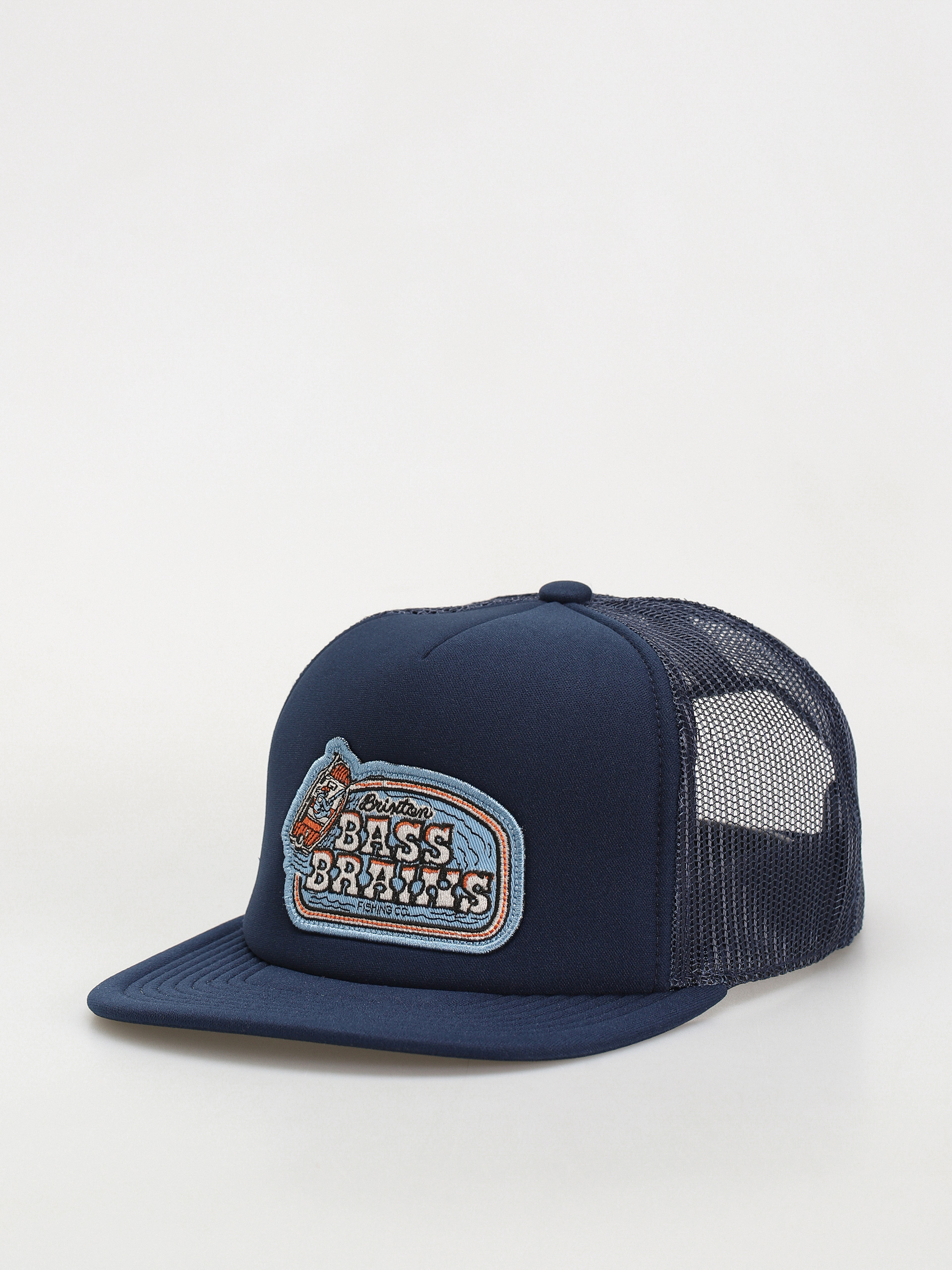 Czapka z daszkiem Brixton Bass Brains Boat Hp Trucker Ha (washed navy)