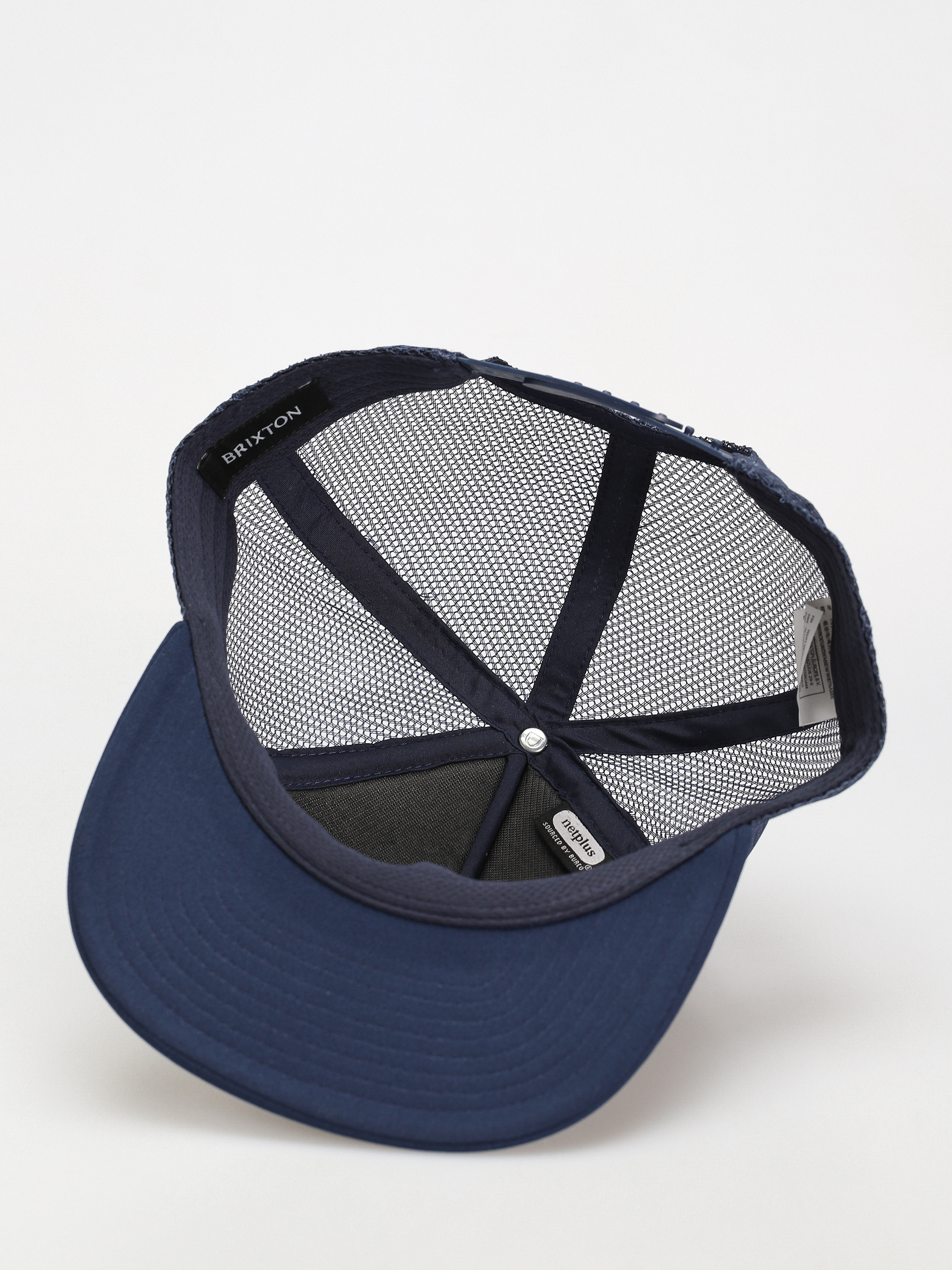 Czapka z daszkiem Brixton Bass Brains Boat Hp Trucker Ha (washed navy)