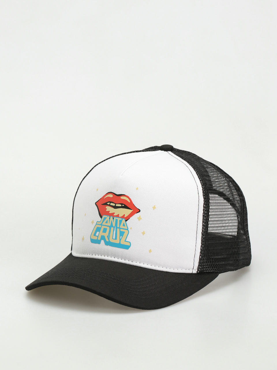 Czapka z daszkiem Santa Cruz Johnson Danger Zone Lips (white/black)