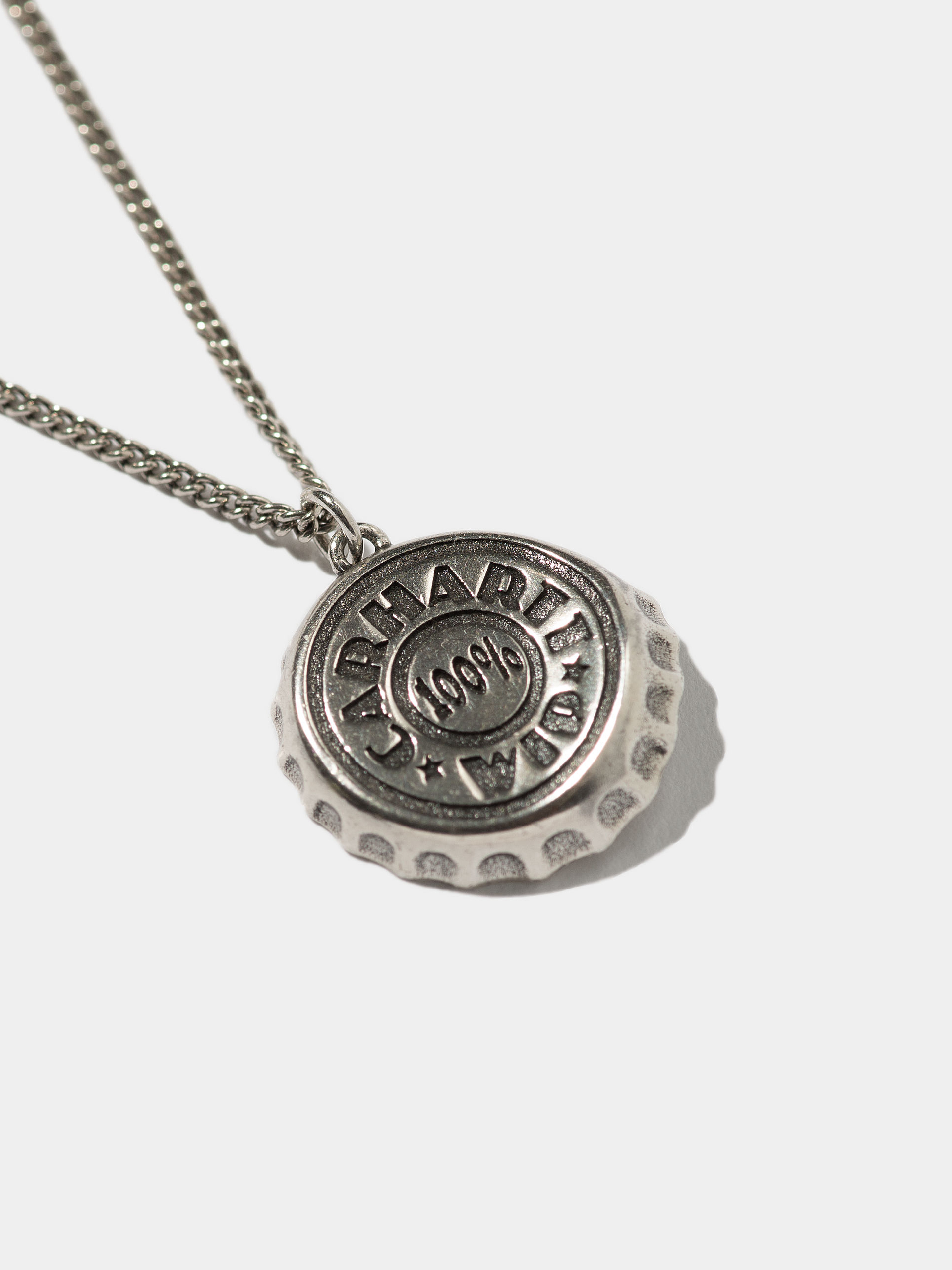 Łańcuszek Carhartt WIP Bottle Cap Pendant (silver)