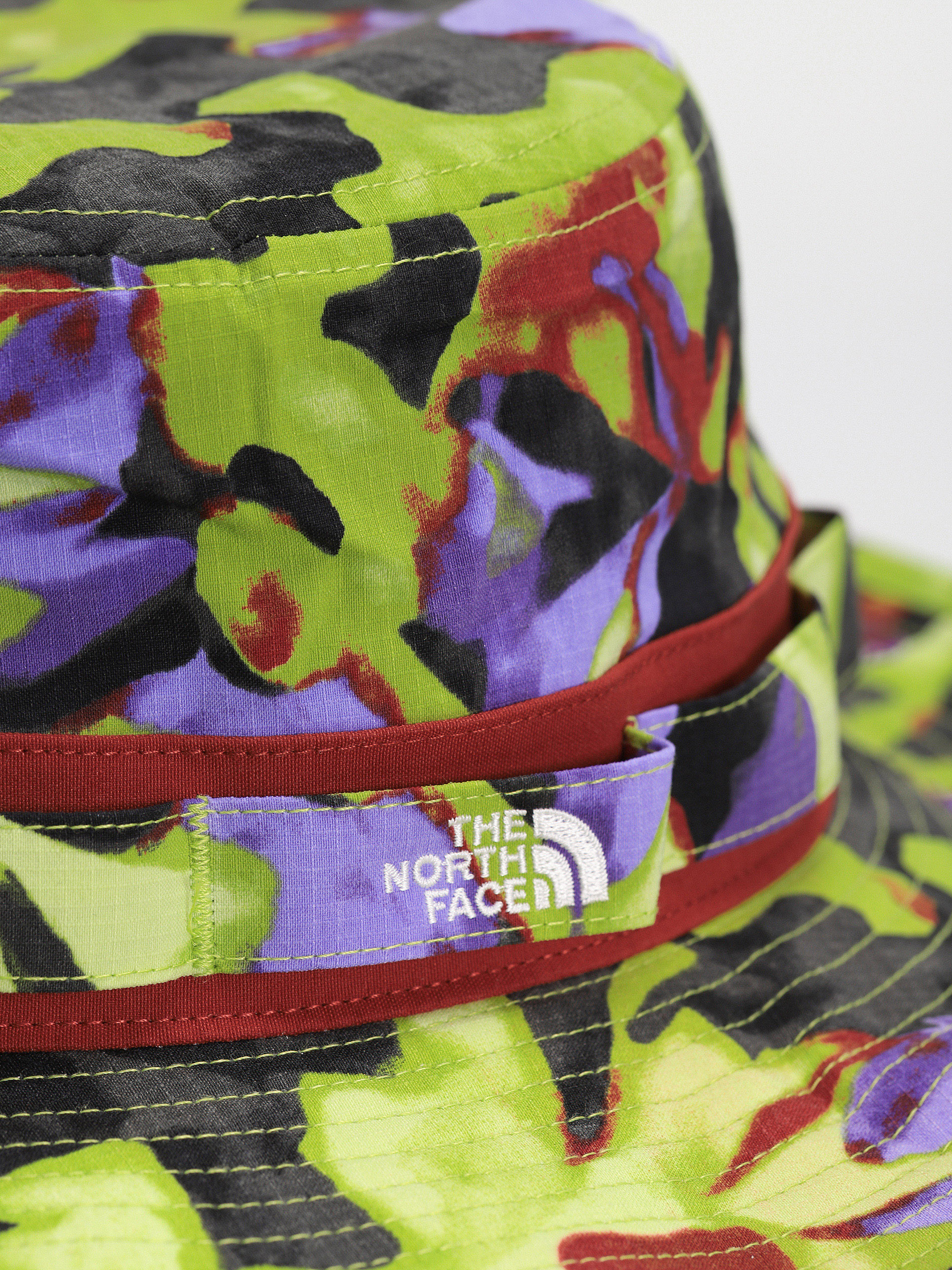 Kapelusz The North Face Class V Brimmer (astro lime ai blossoms)