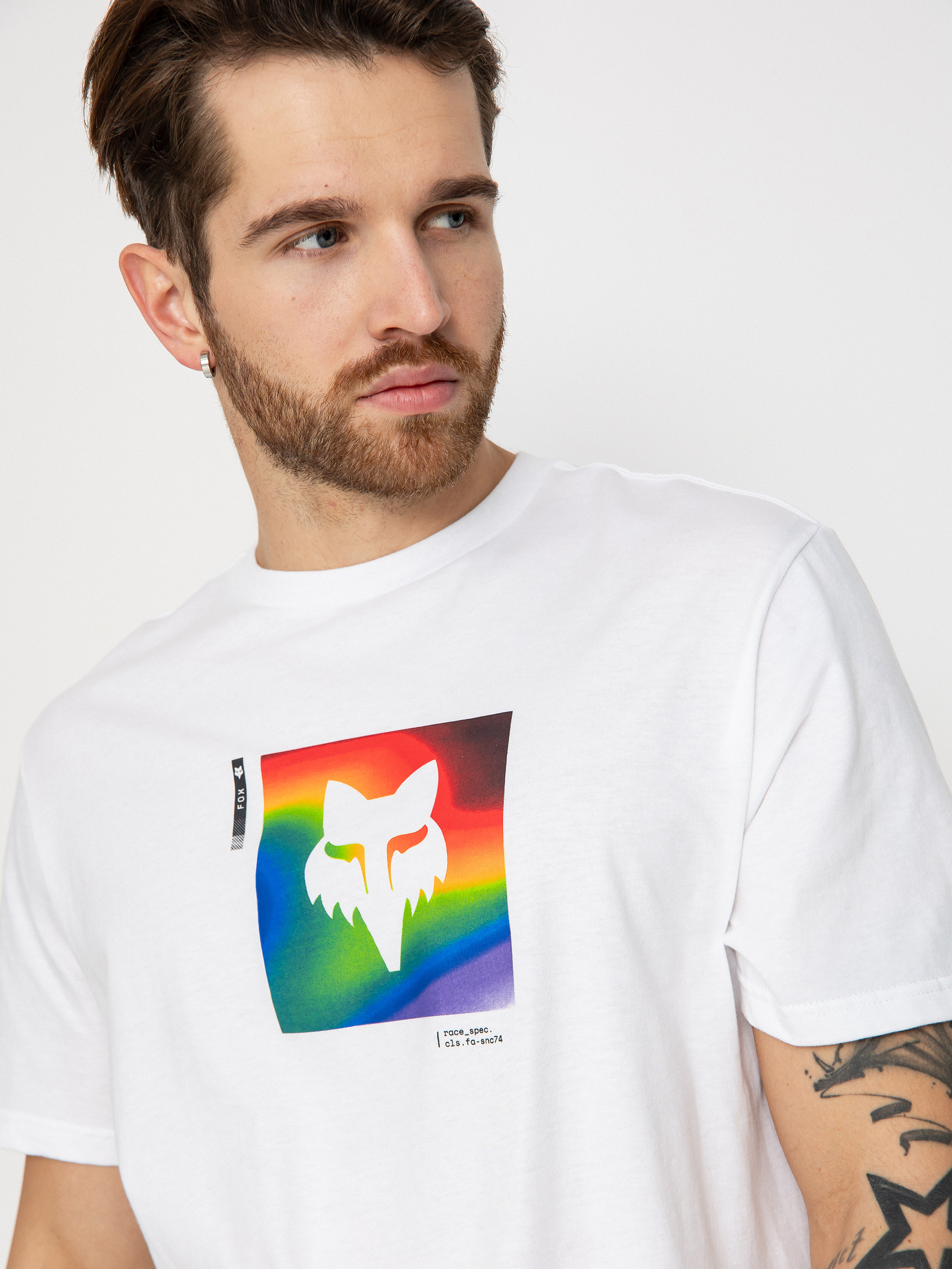 T-shirt Fox Scans Prem (optic white)