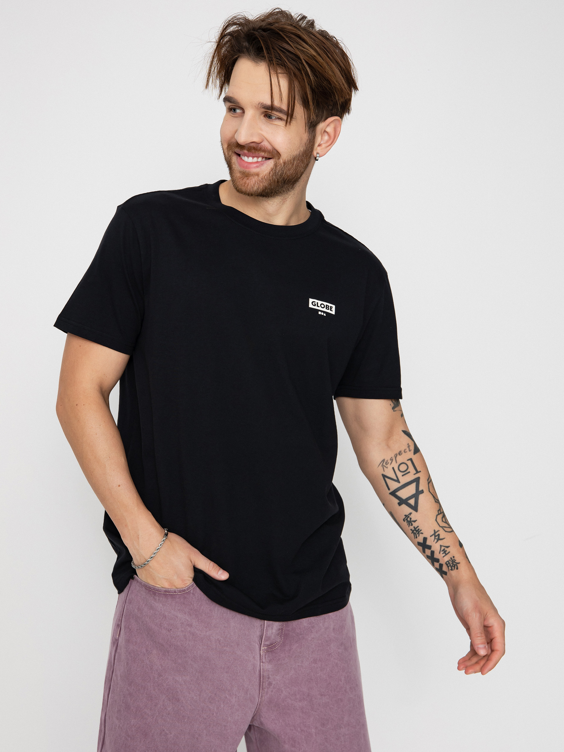 T-shirt Globe Living Low Velocity (black/white)