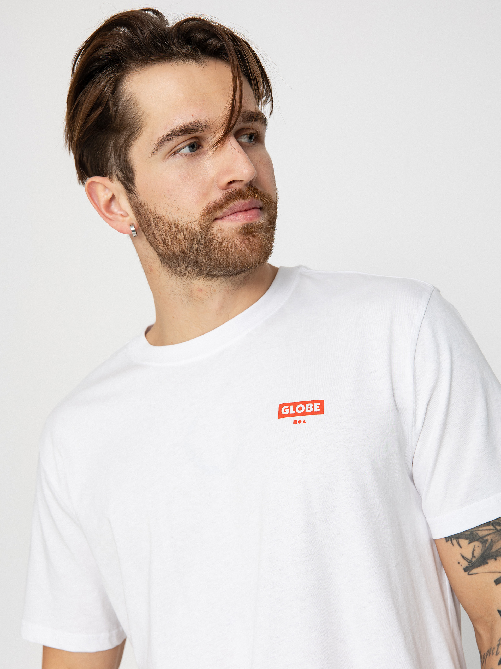 T-shirt Globe Living Low Velocity (white/red)