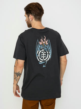 T-shirt Element Dragon (off black)