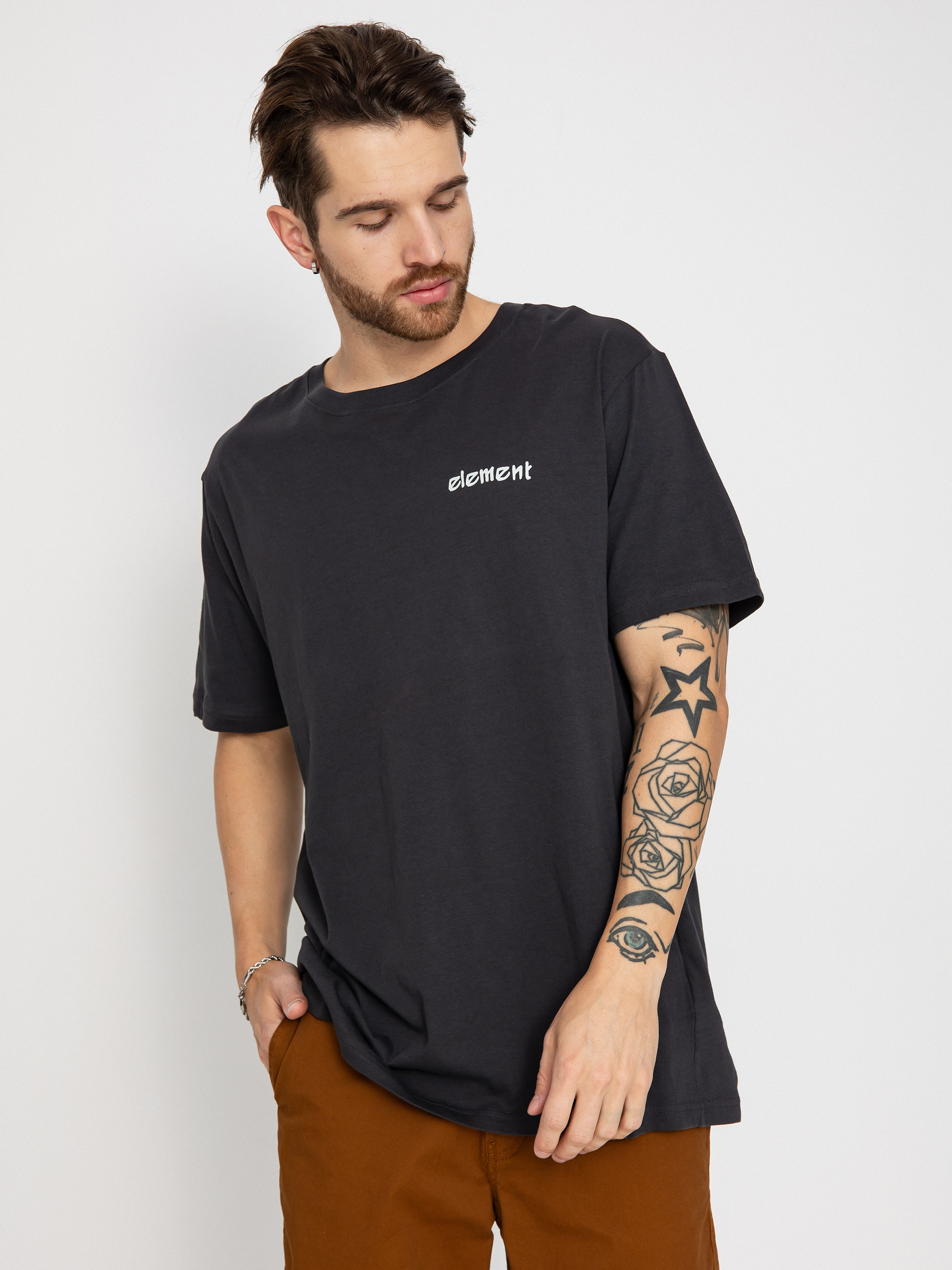 T-shirt Element Dragon (off black)