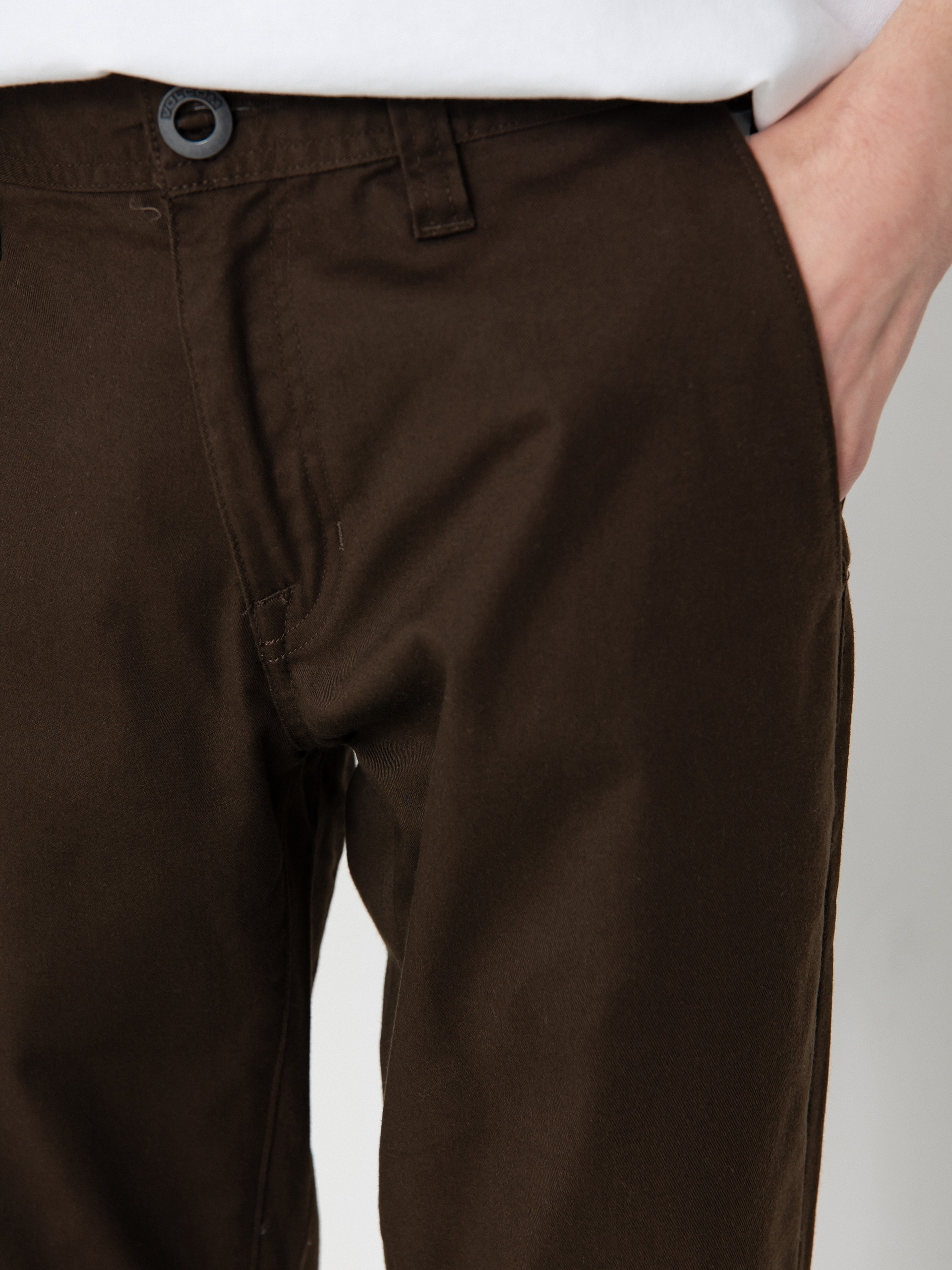 Spodnie Volcom Frickin Modern Stret (dark brown)