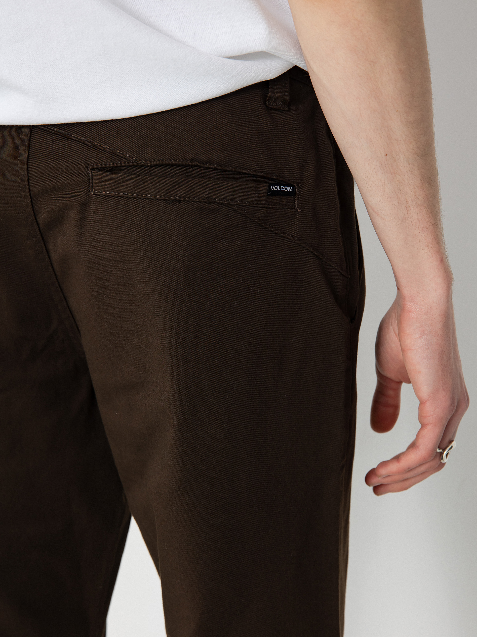 Spodnie Volcom Frickin Modern Stret (dark brown)