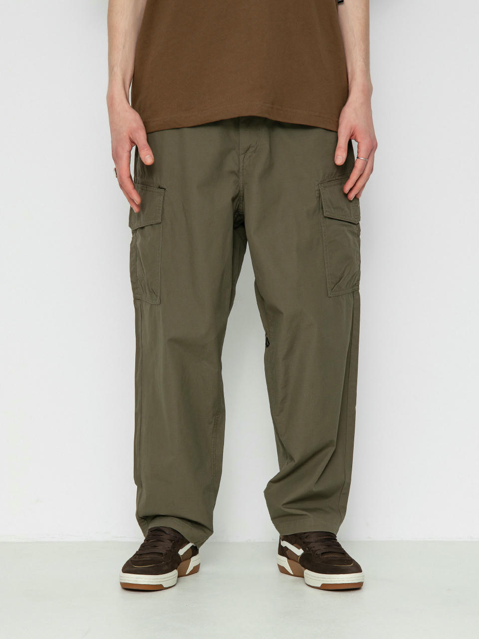 Spodnie Volcom Grande Barracks Cargo (wintermoss)