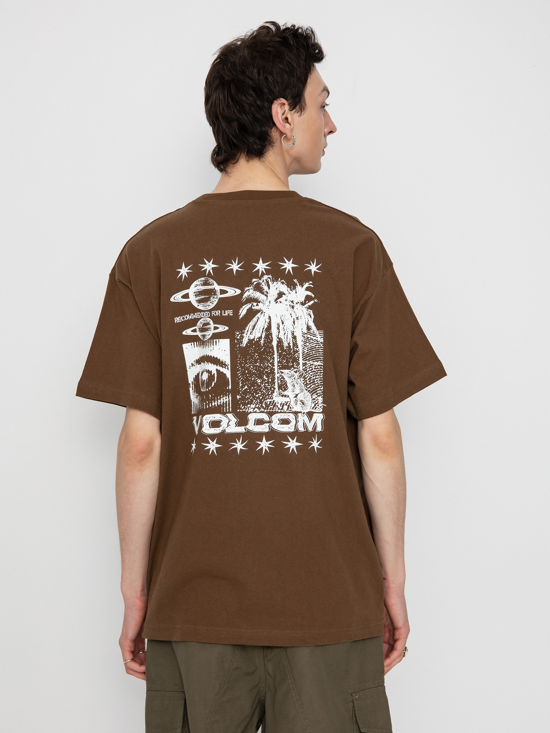 T-shirt Volcom Primed Lse (dark earth)