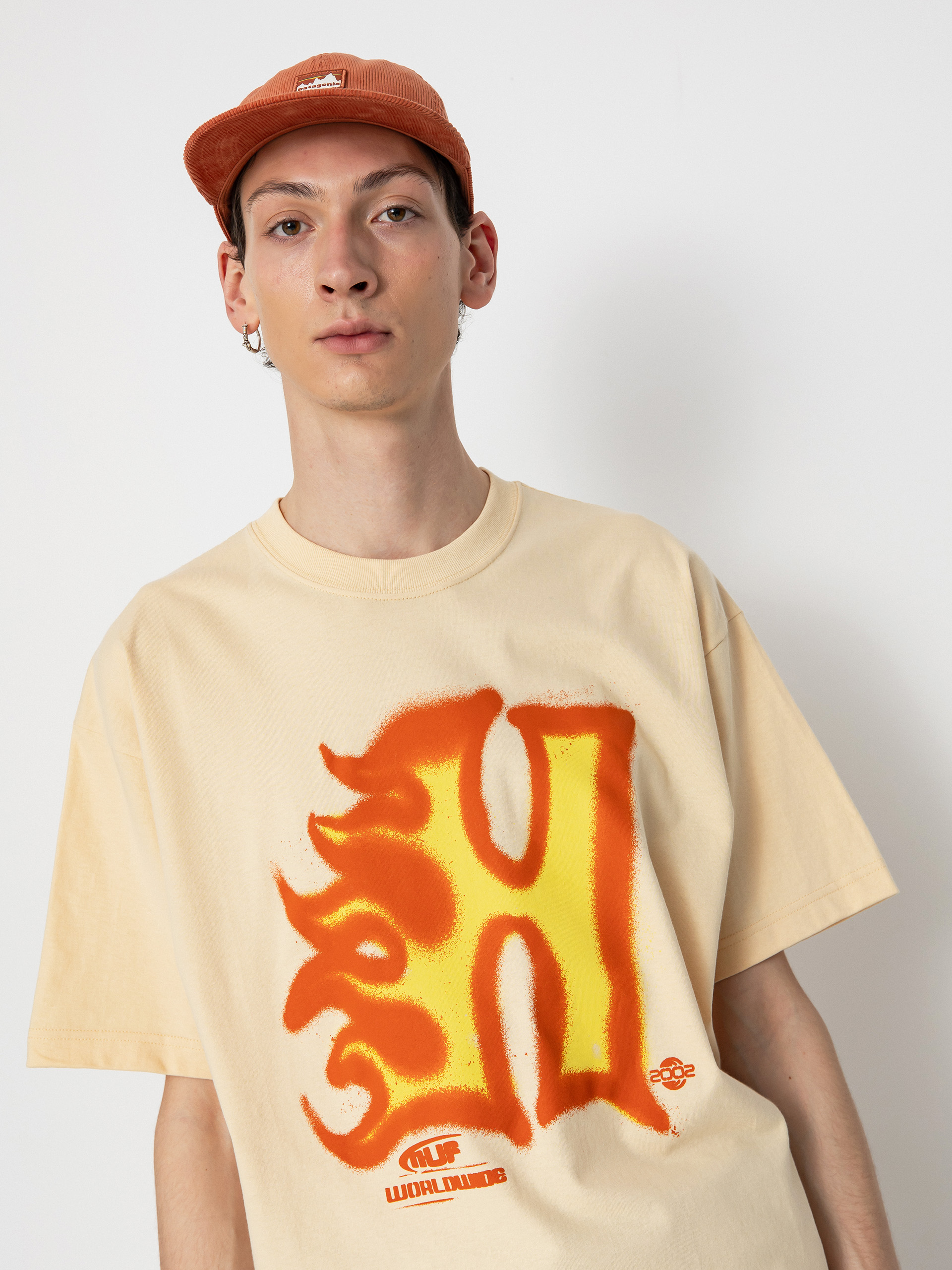 T-shirt HUF Heat Wave (wheat)
