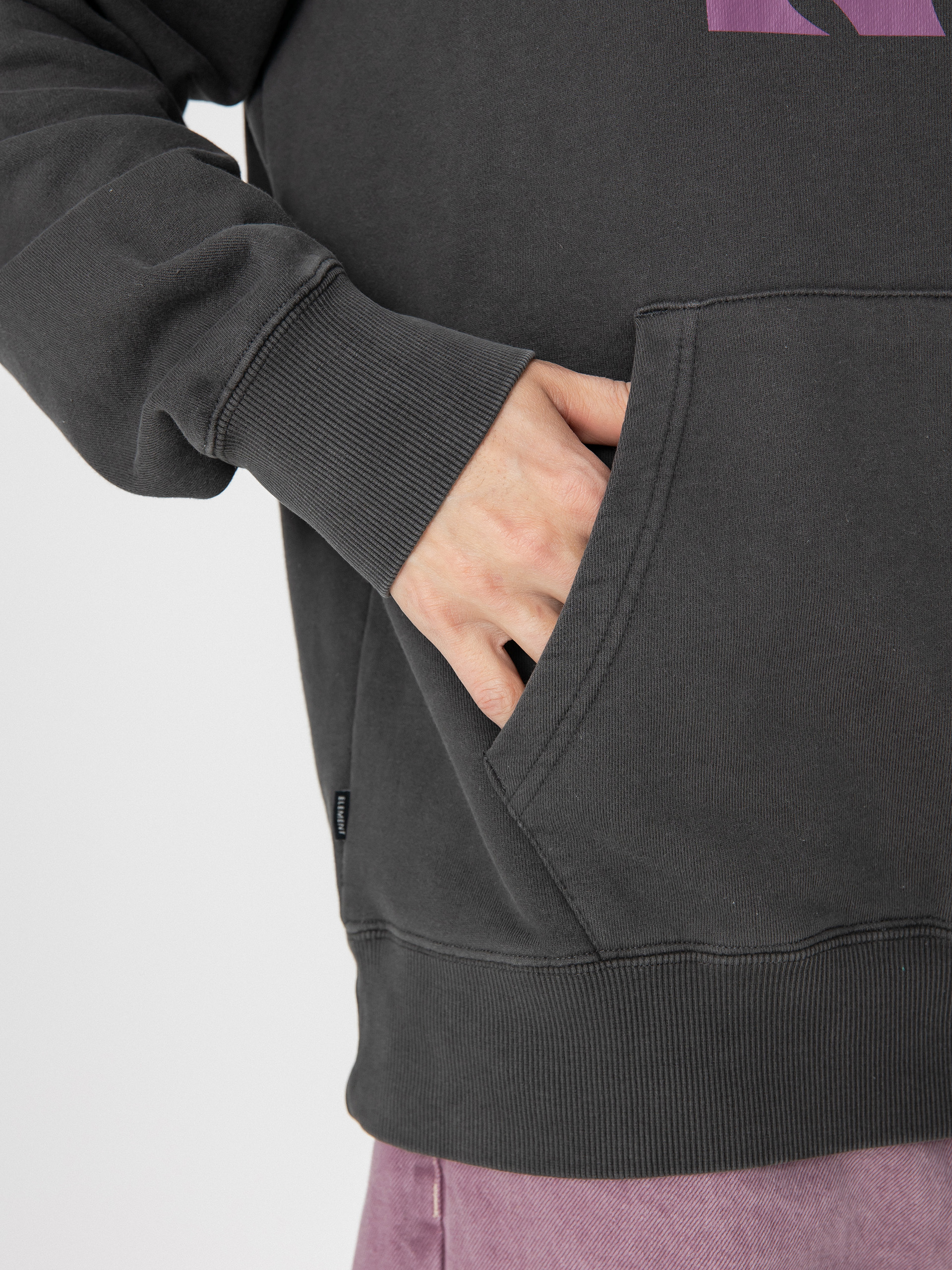 Bluza z kapturem Element Texture HD (off black)