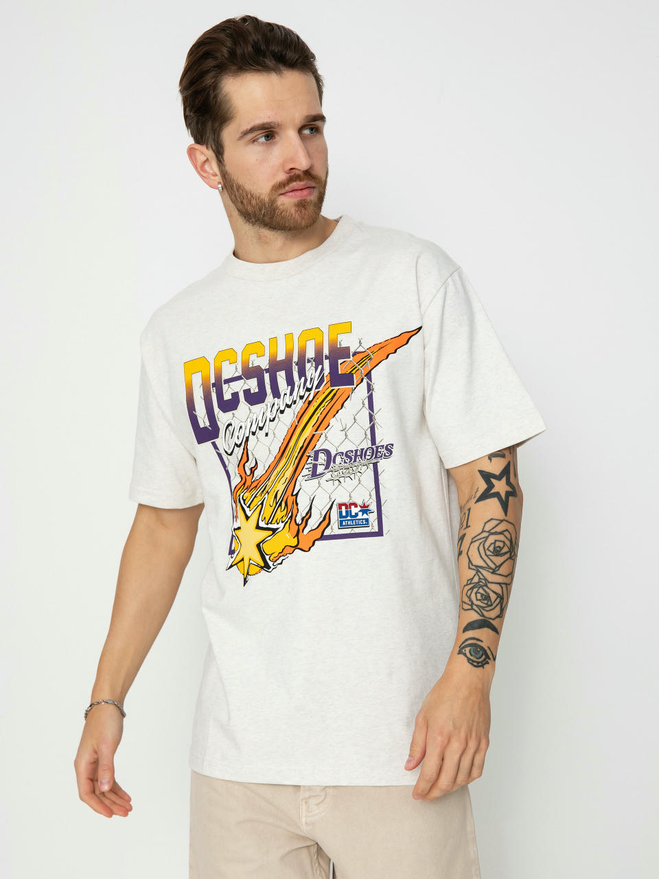 T-shirt DC Showtime (snow heather)