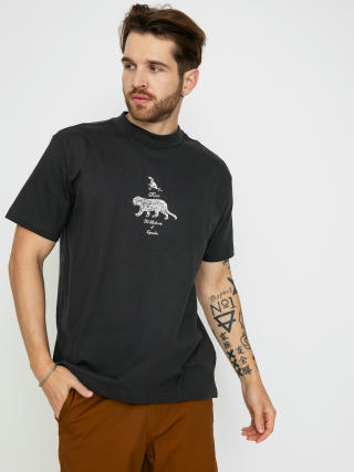 T-shirt RVCA Tiger Style (washed black)