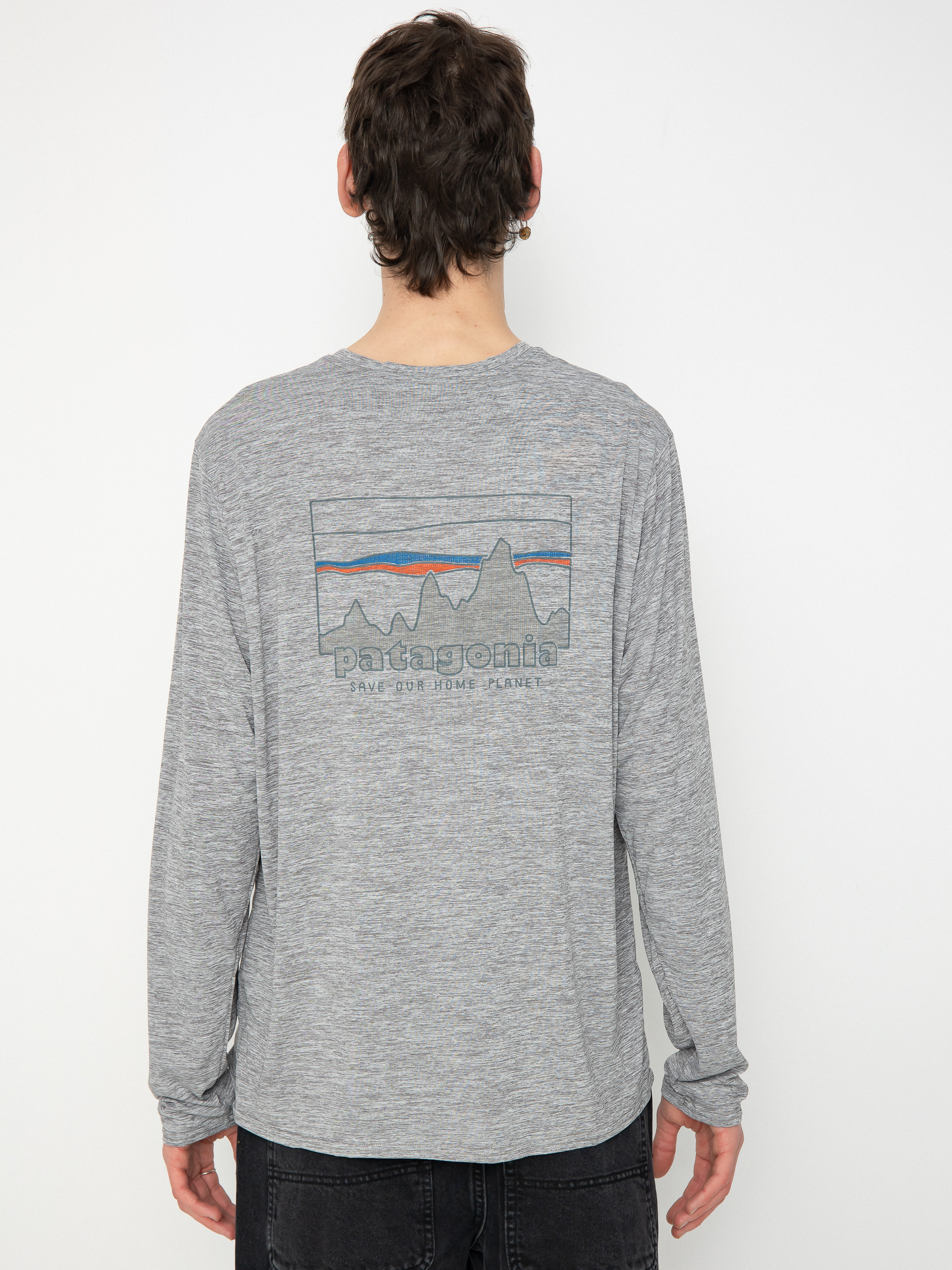 Longsleeve Patagonia Cap Cool Daily Graphic (73 skyline feather grey)