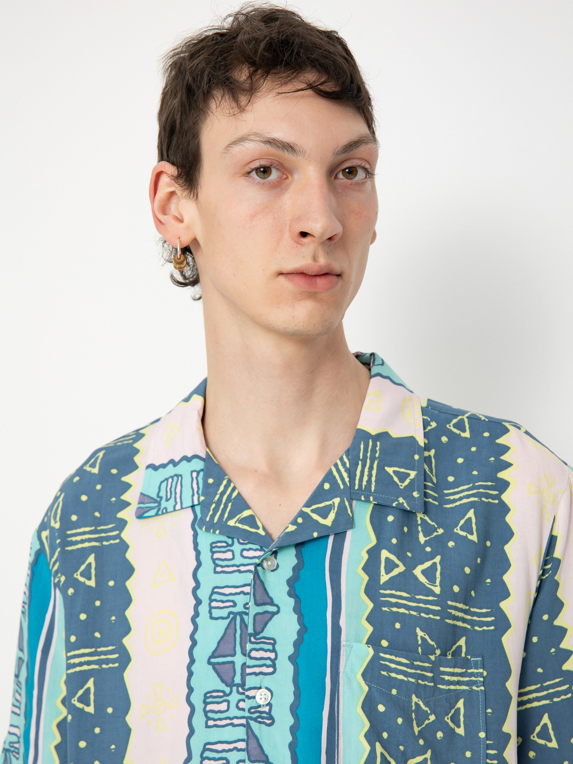 Koszula Volcom Bold Moves (crete blue)