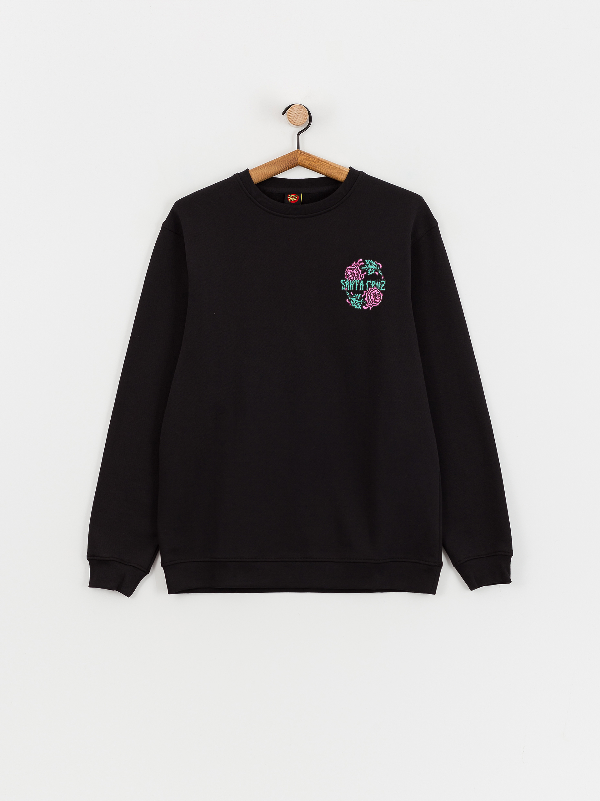 Bluza Santa Cruz Dressen Rose Two Crew (black)