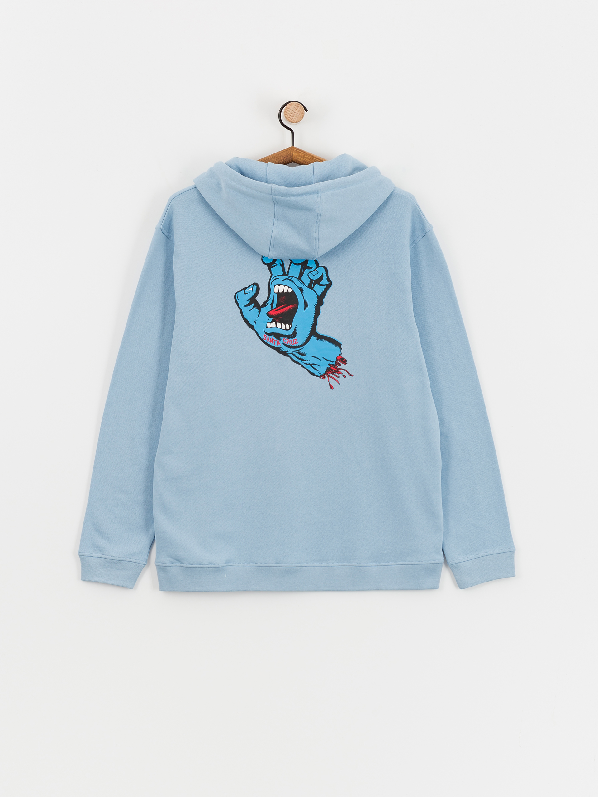 Bluza z kapturem Santa Cruz Screaming Hand Chest (sky blue)