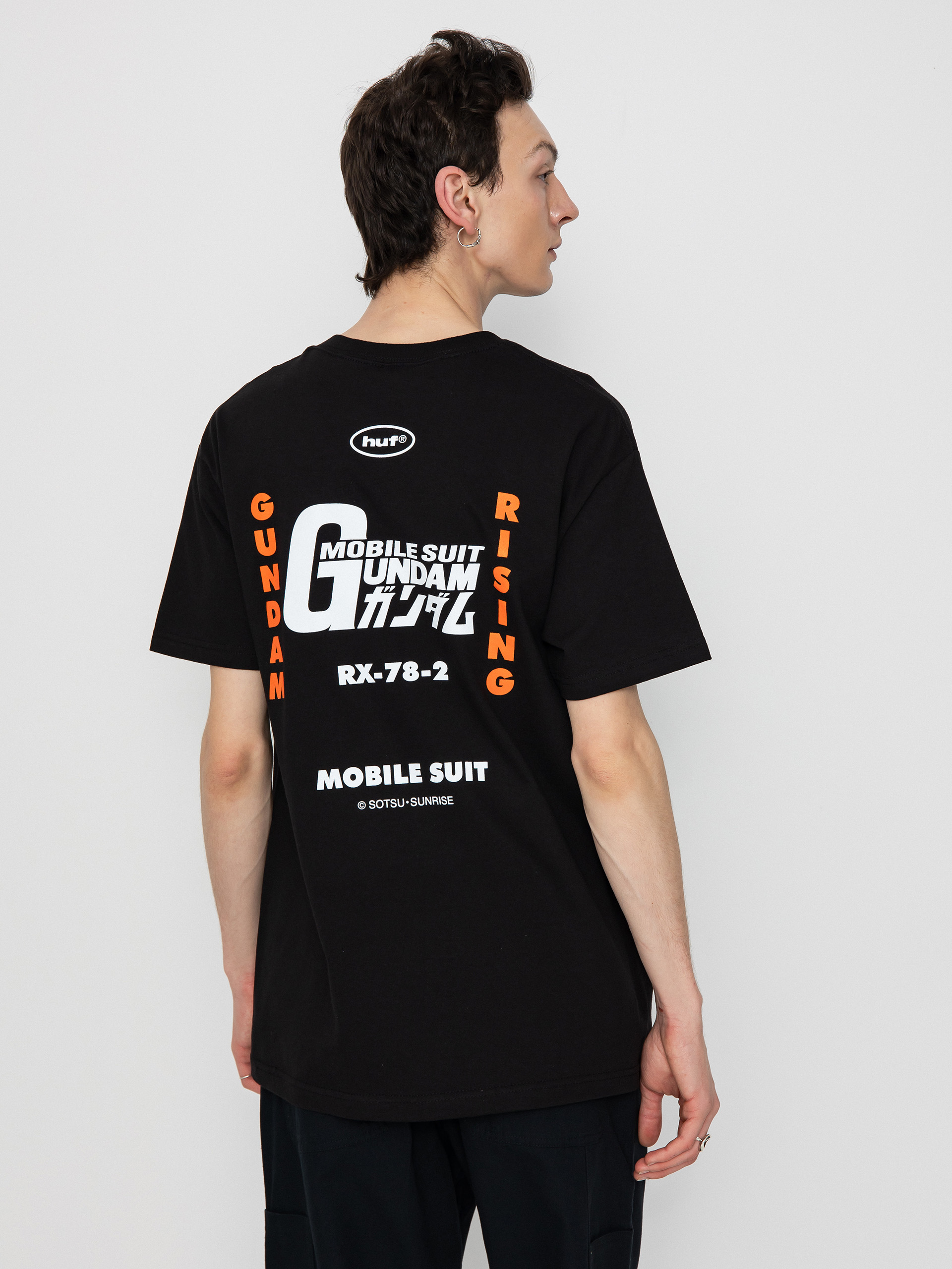 T-shirt HUF X Gundam Wing Gundam Rising (black)