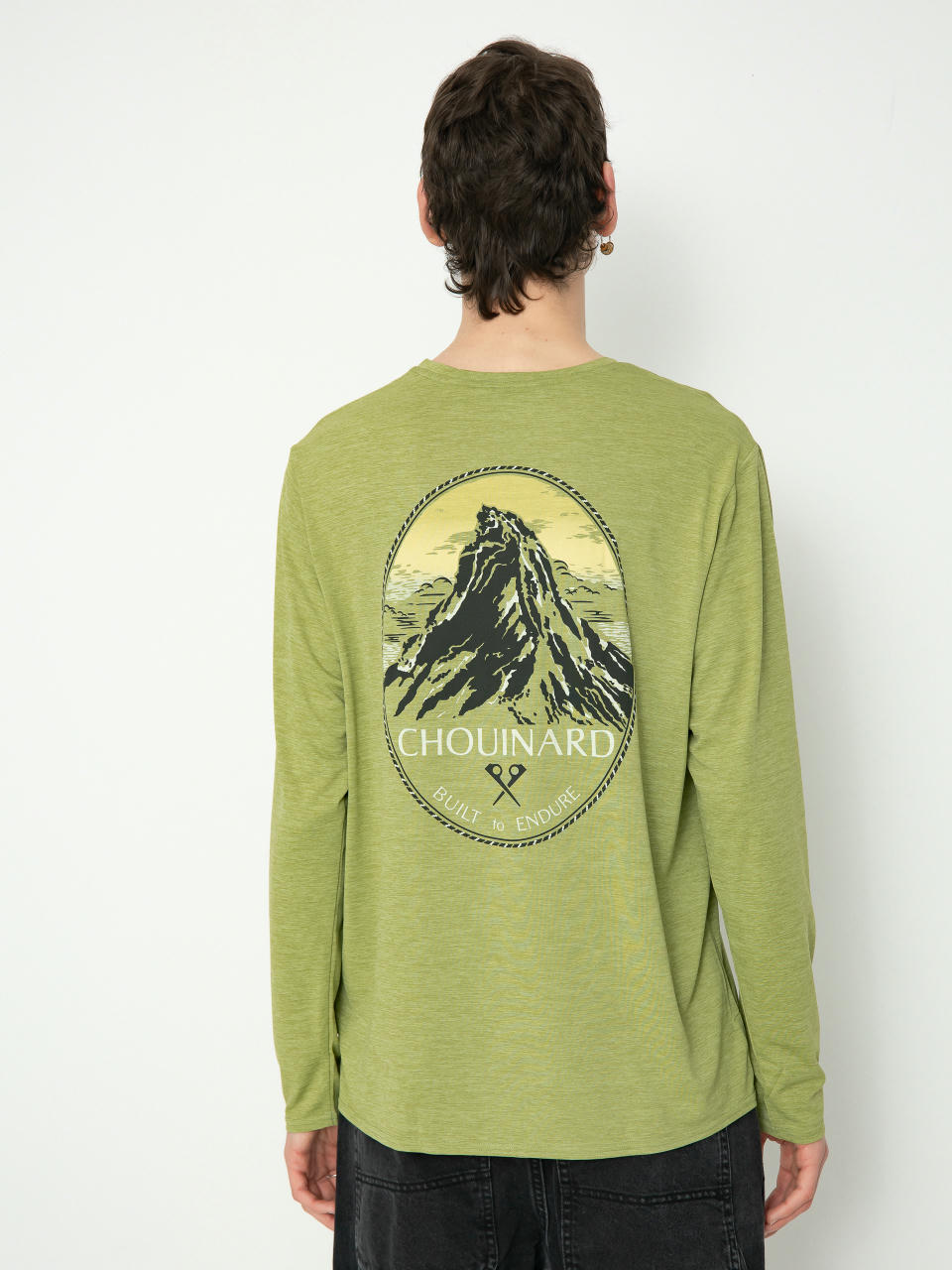 Longsleeve Patagonia Cap Cool Daily Graphic (chouinard crest buckhorn green x-dye)