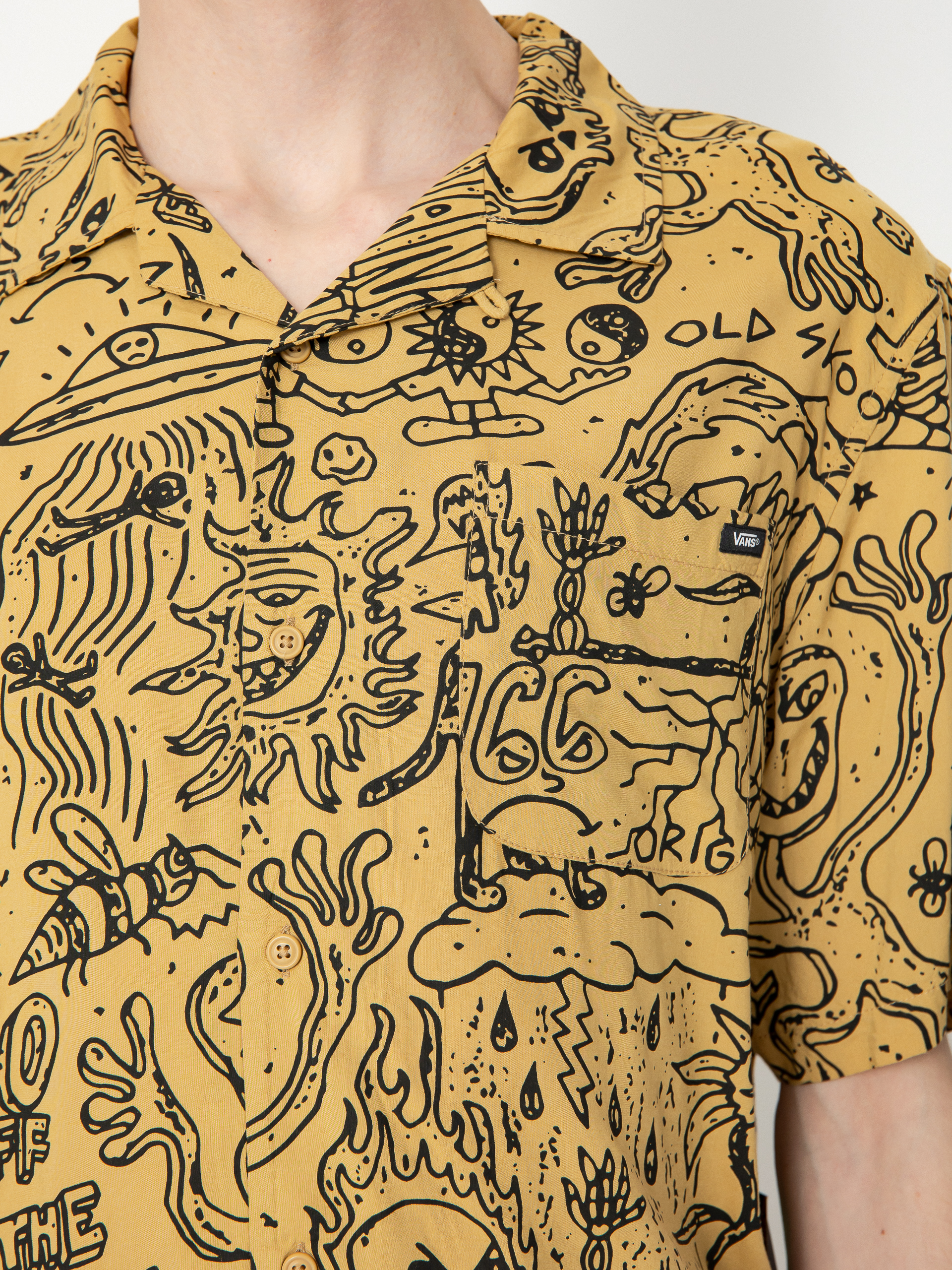 Koszula Vans Elden Woven (antelope/black)