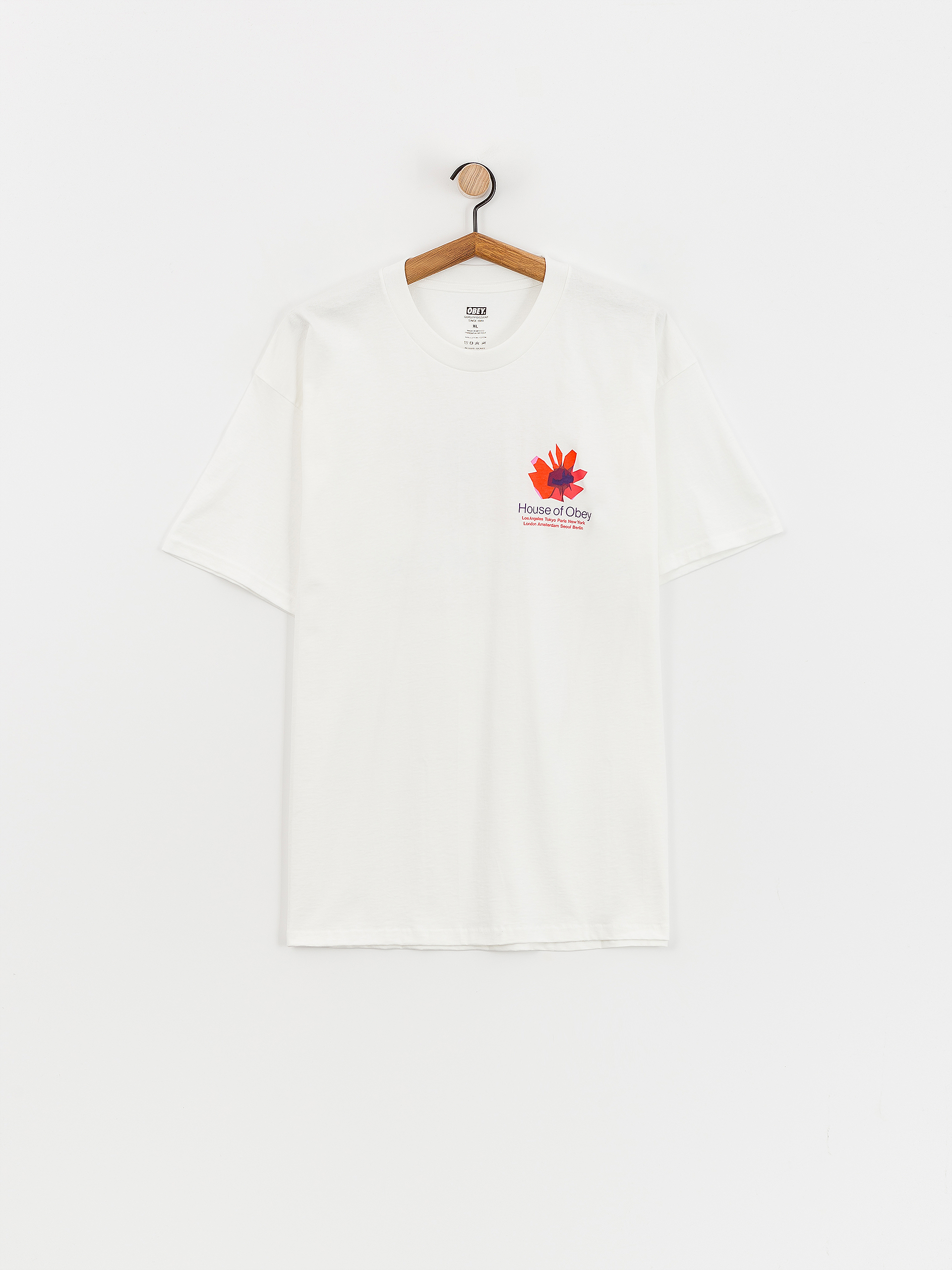 T-shirt OBEY House Of Obey Floral (white)