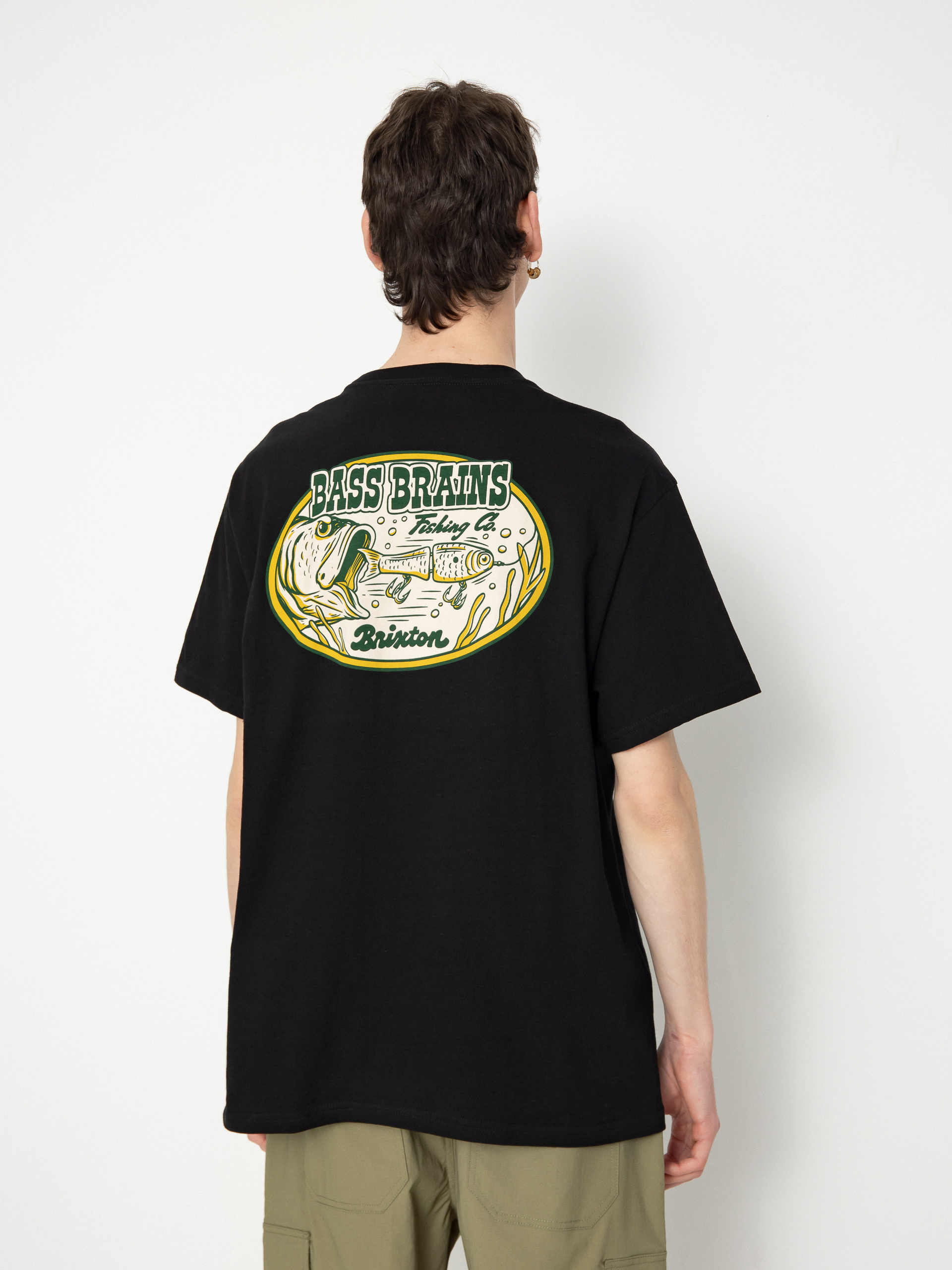 T-shirt Brixton Bass Brains Swim Stt (black)