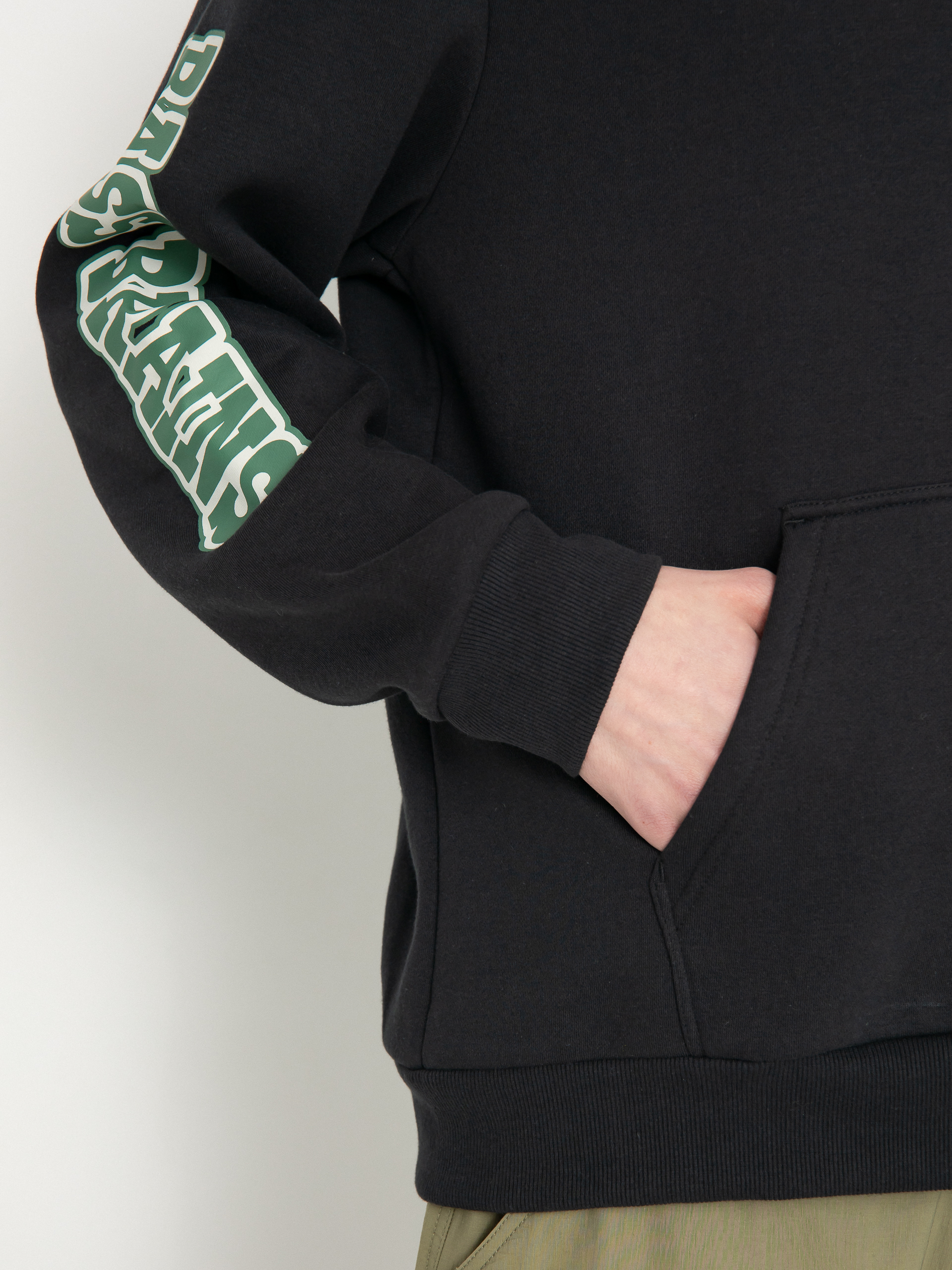 Bluza z kapturem Brixton Bass Brains Swim HD (black)