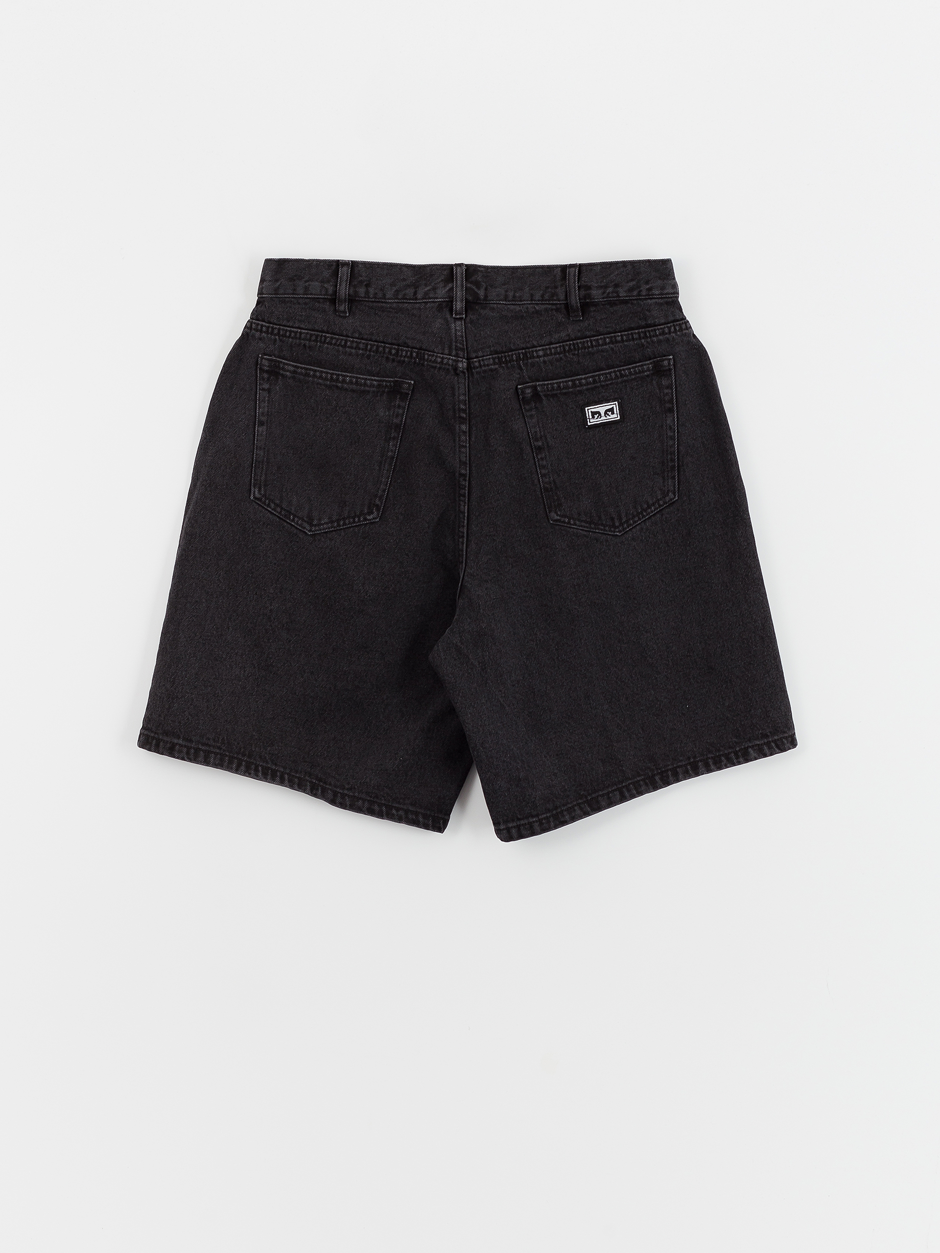 Szorty OBEY Bigwig Baggy Denim (faded black)