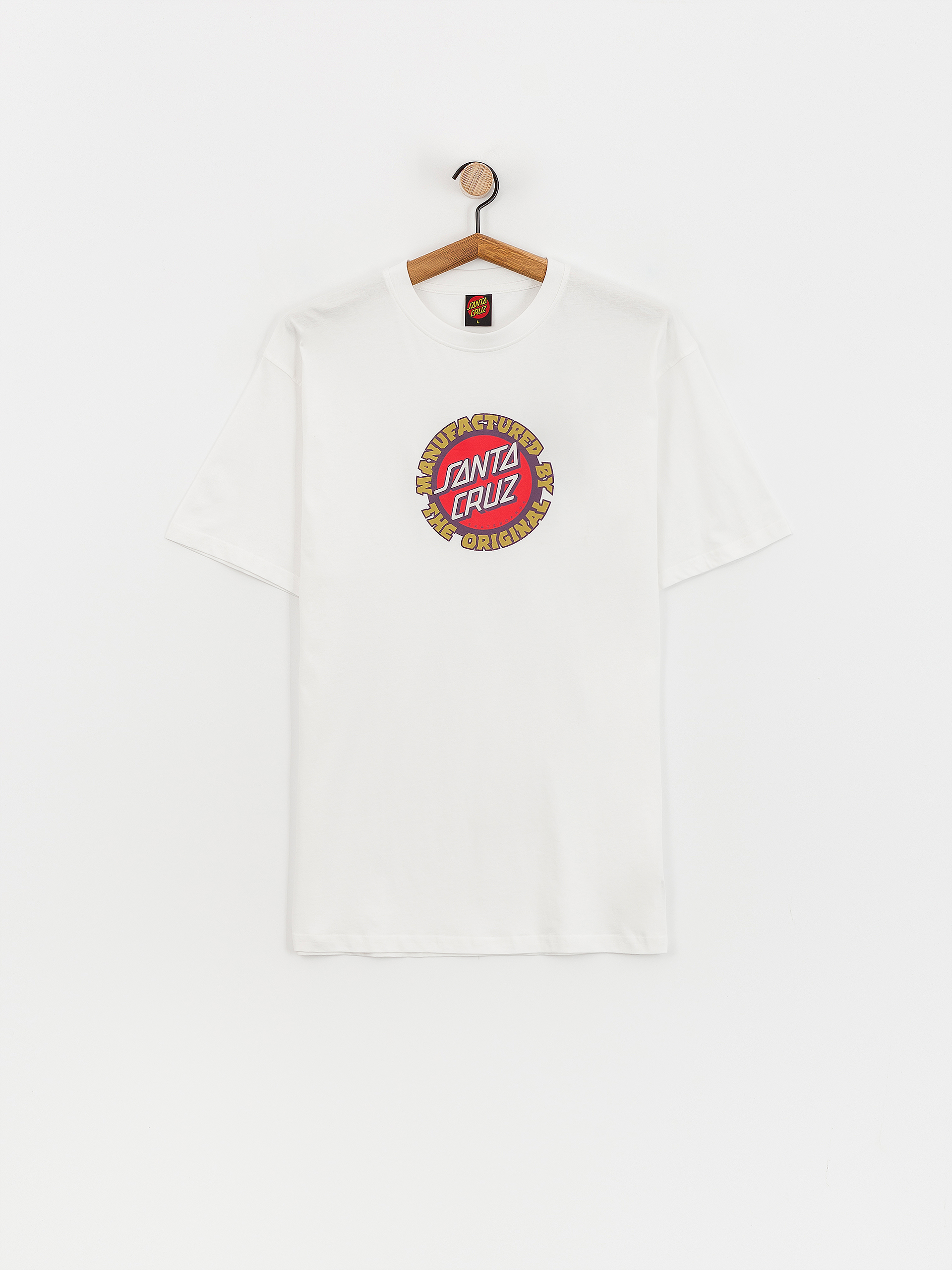 T-shirt Santa Cruz Speed Mfg Dot Front (white)