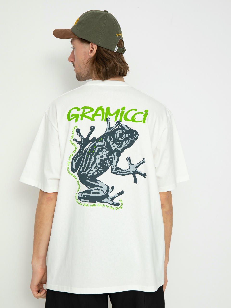 T-shirt Gramicci Sticky Frog (white)