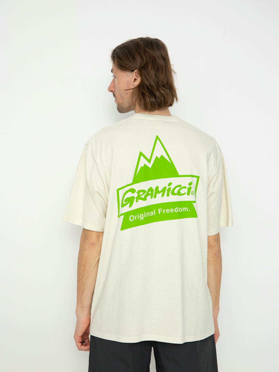 T-shirt Gramicci Peak (sand pigment)