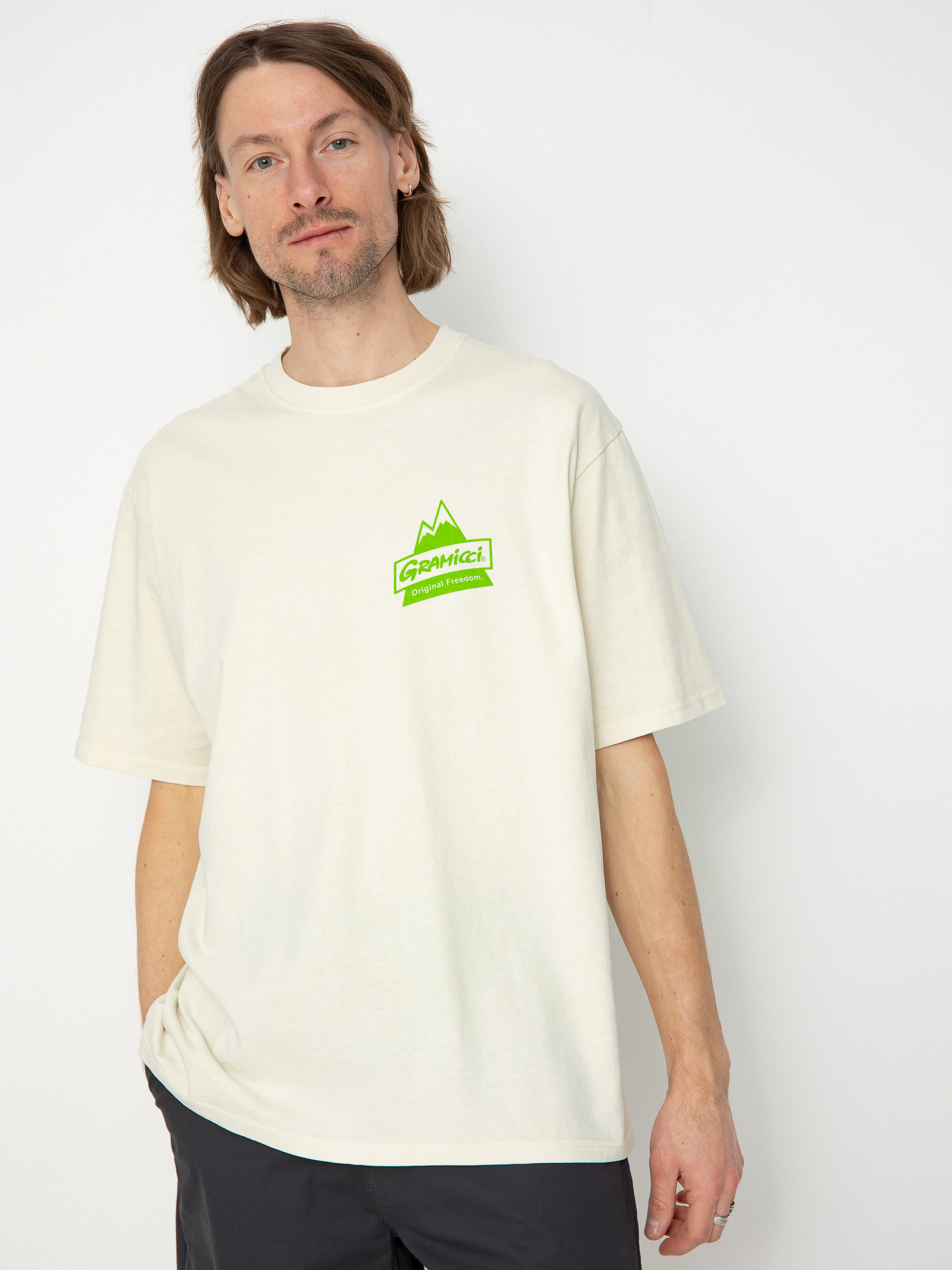 T-shirt Gramicci Peak (sand pigment)