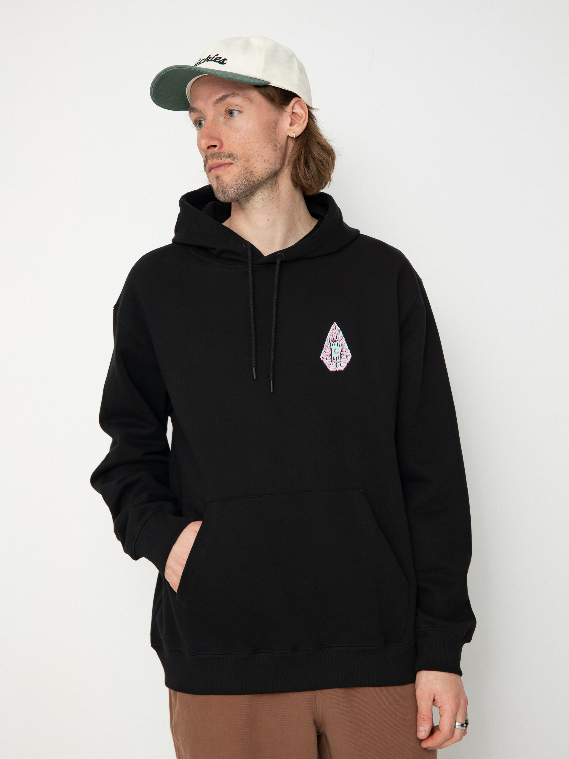 Bluza z kapturem Volcom Fa Tetsunori HD (black)
