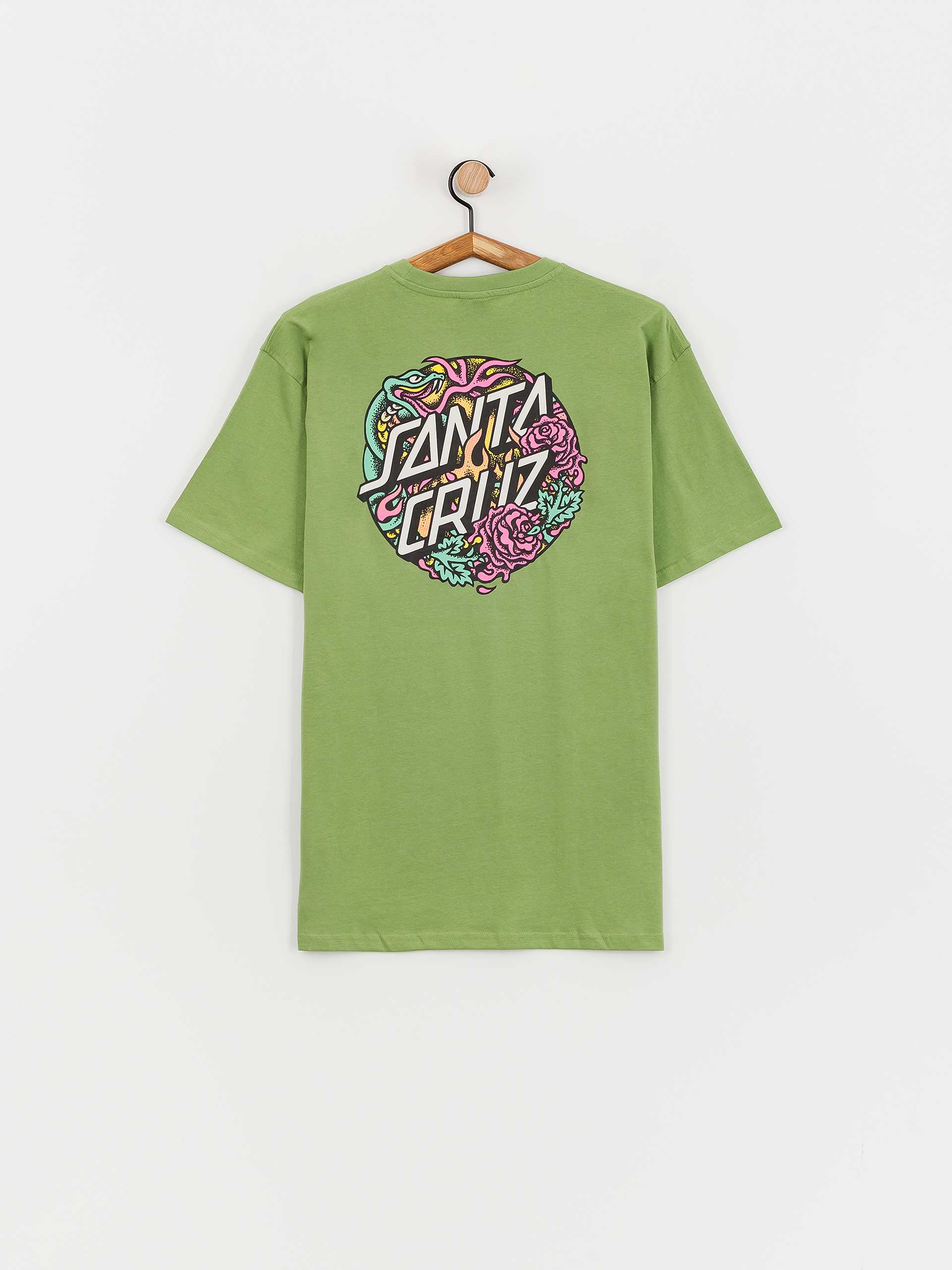T-shirt Santa Cruz Dressen Rose Crew Two (apple)