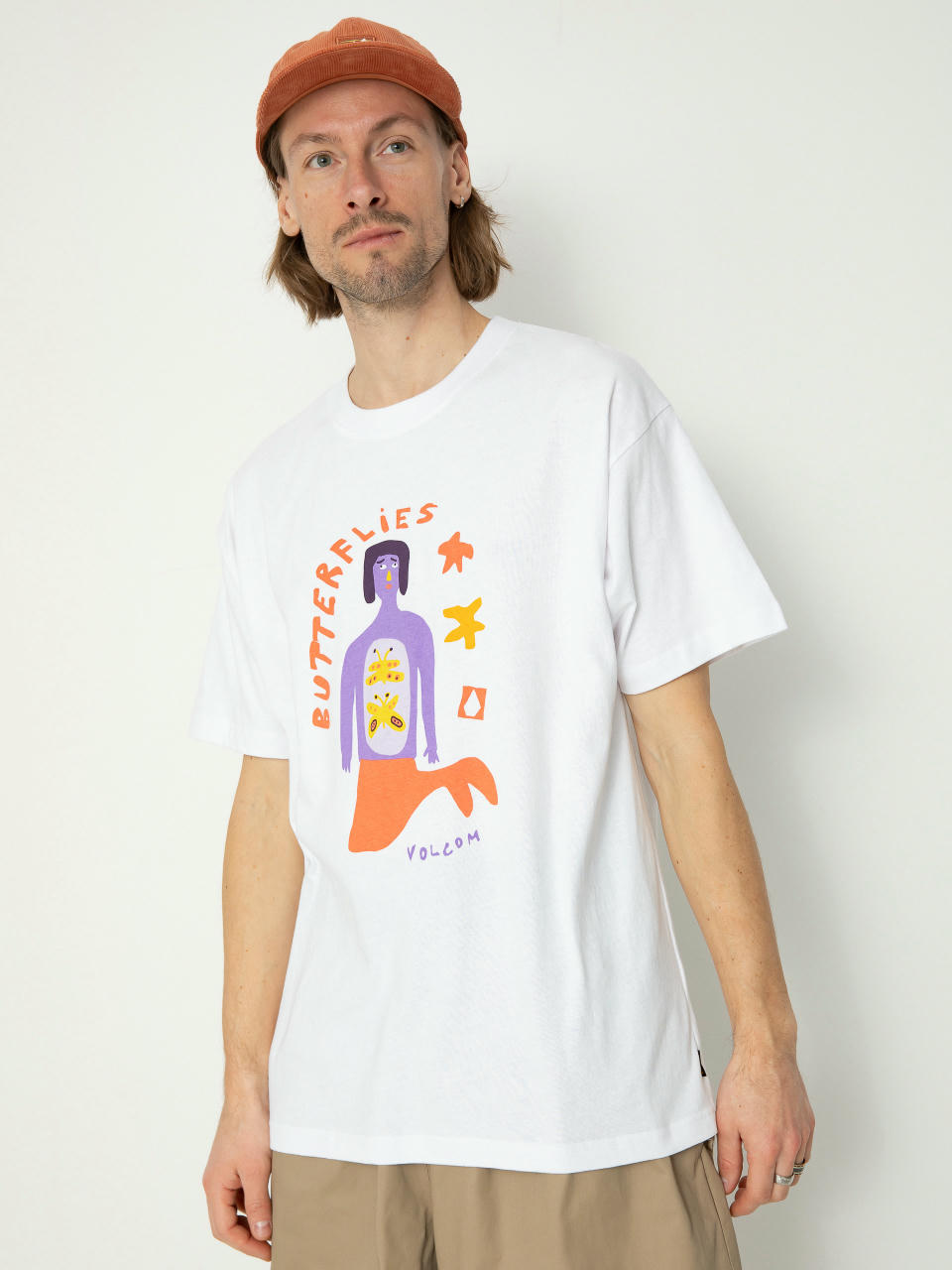 T-shirt Volcom Fa Arthur Longo 2 Lse (white)