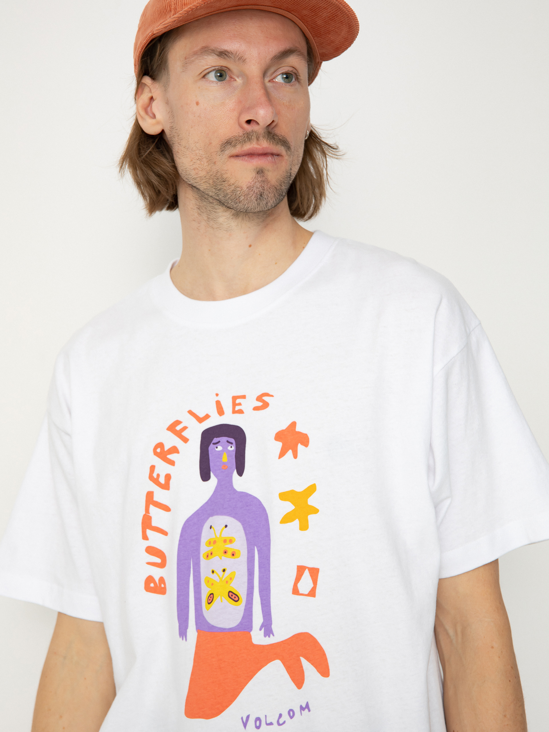 T-shirt Volcom Fa Arthur Longo 2 Lse (white)