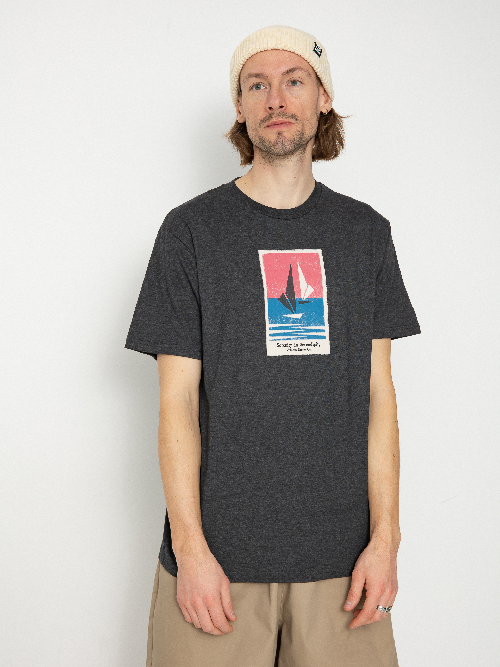T-shirt Volcom Catamaran Hth (heather black)
